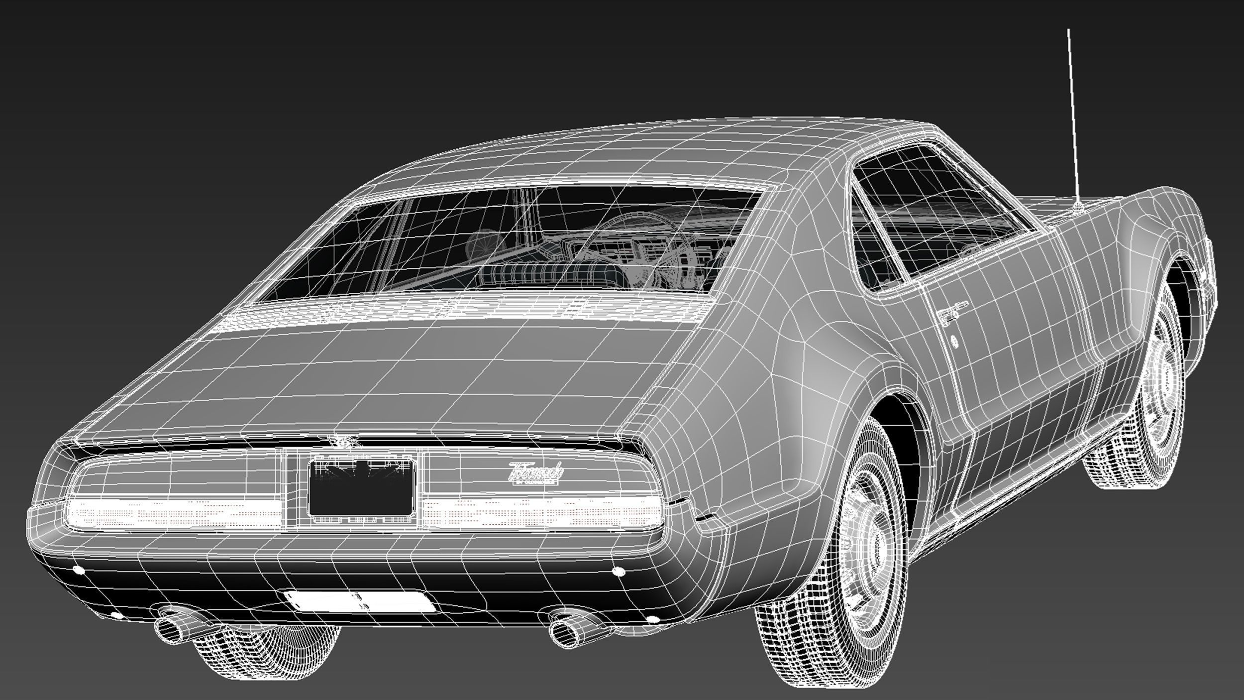 Oldsmobile Tornado 1966 3D model_18