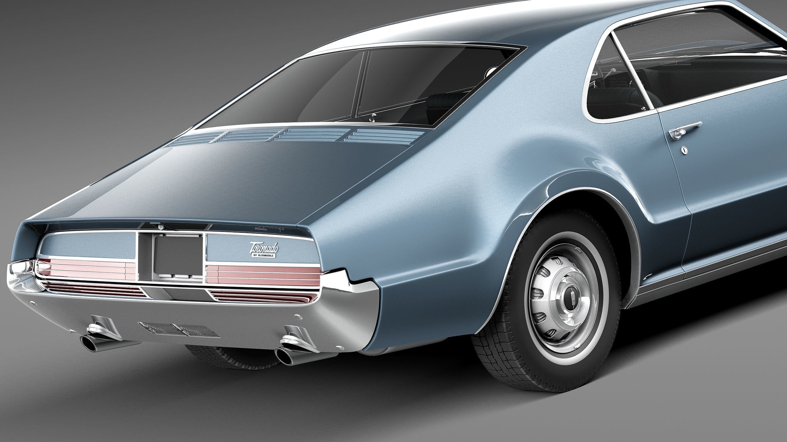 Oldsmobile Tornado 1966 3D model_3