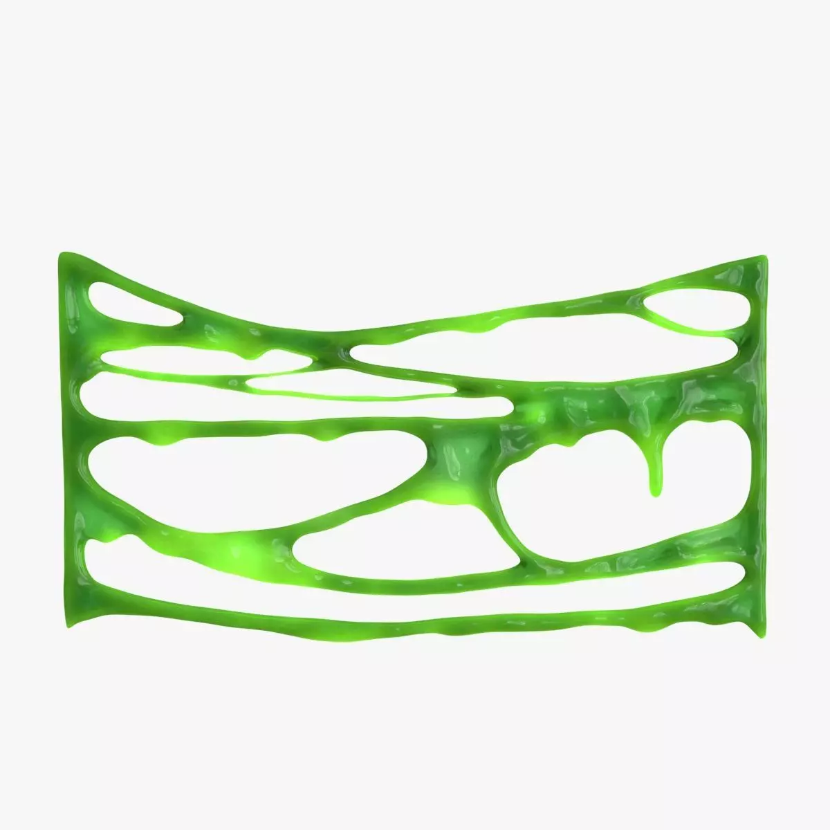Green Slime v5 Low-poly 3D model_0