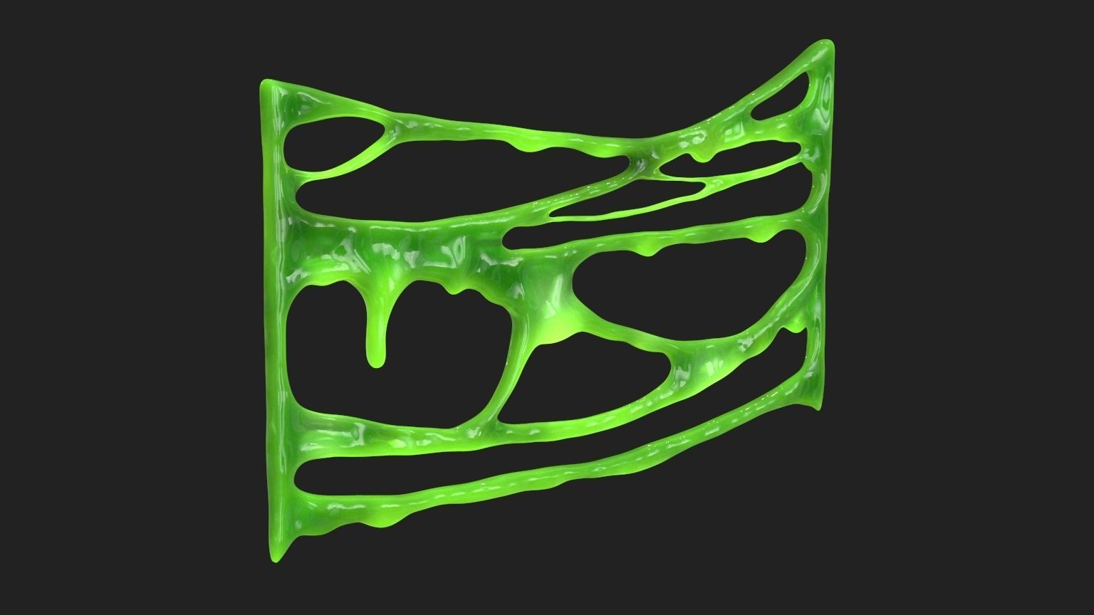 Green Slime v5 Low-poly 3D model_10