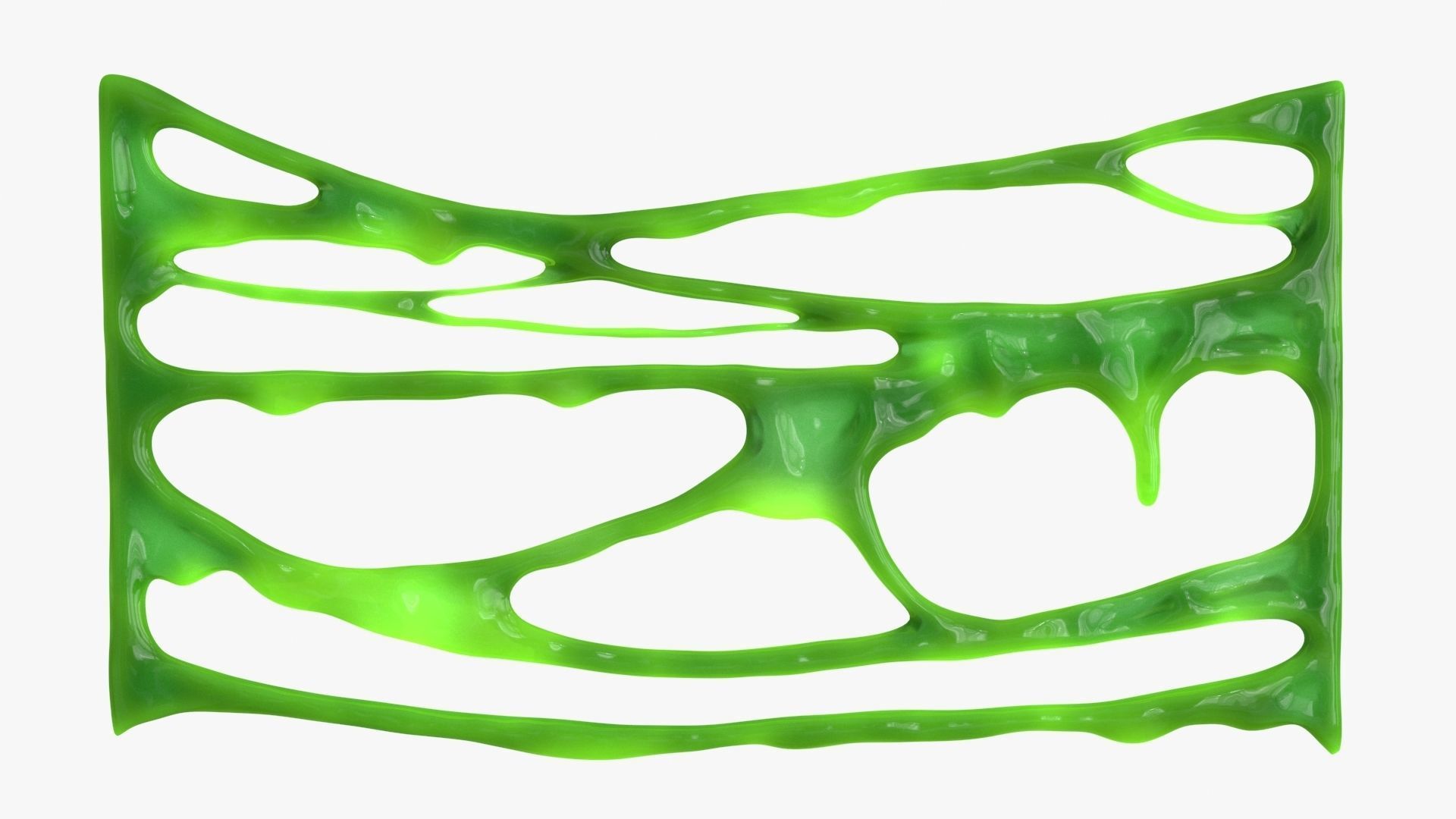 Green Slime v5 Low-poly 3D model_13