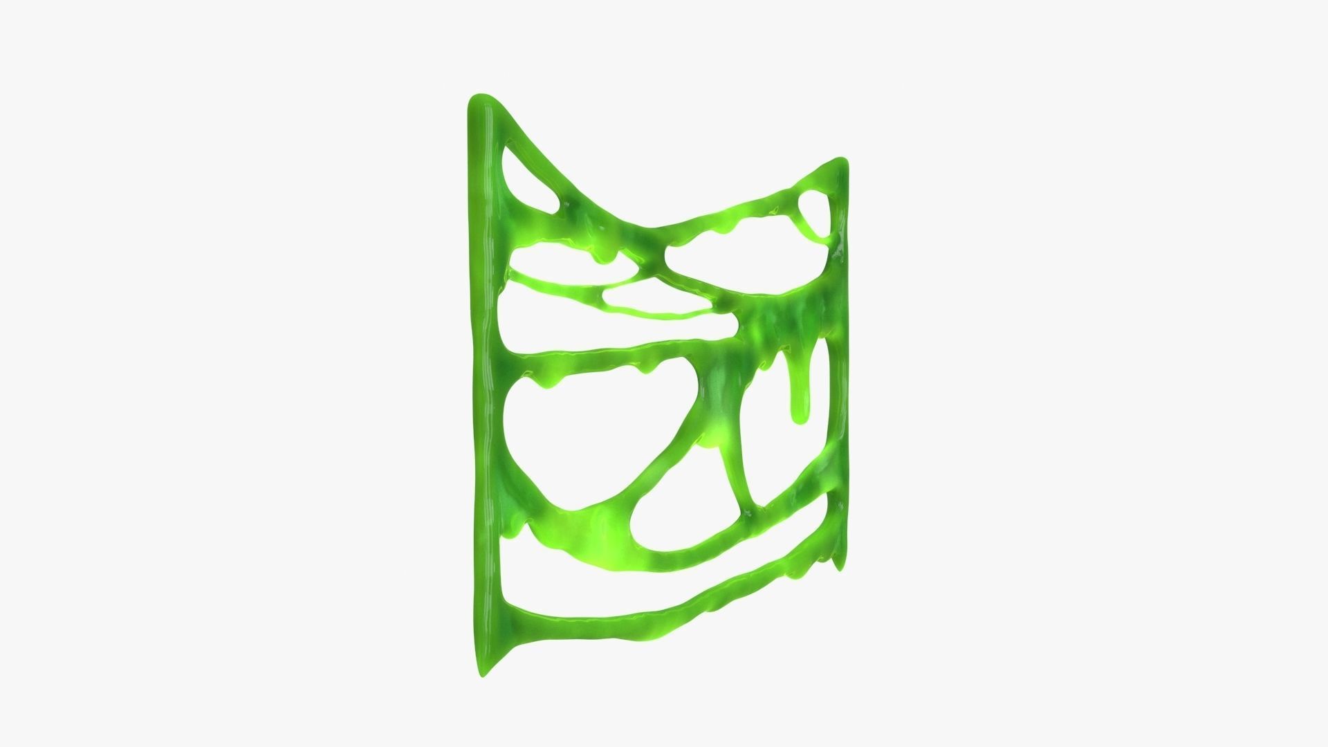 Green Slime v5 Low-poly 3D model_14