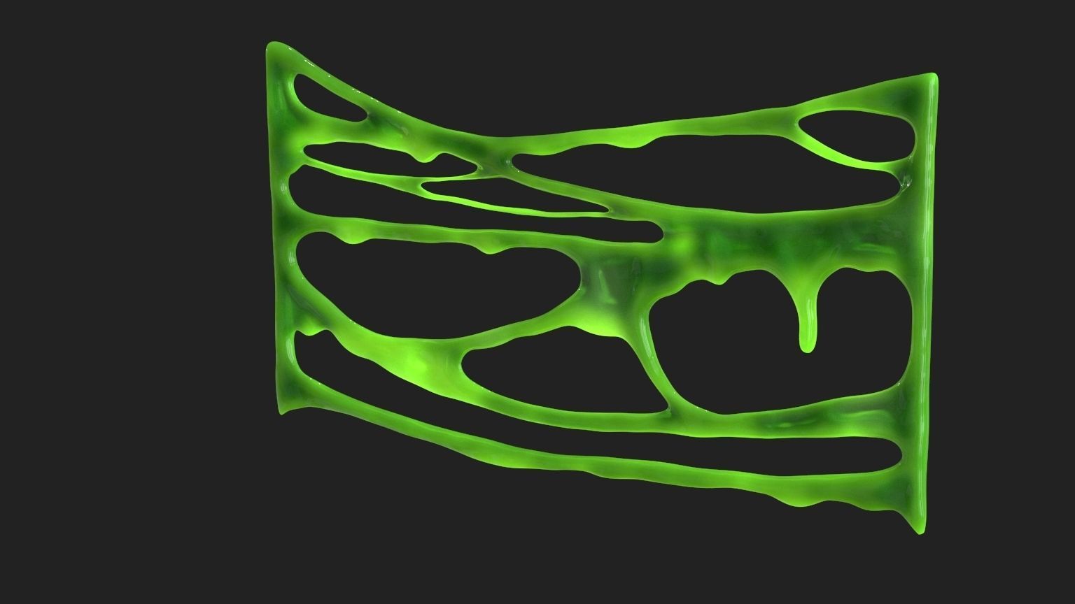 Green Slime v5 Low-poly 3D model_12