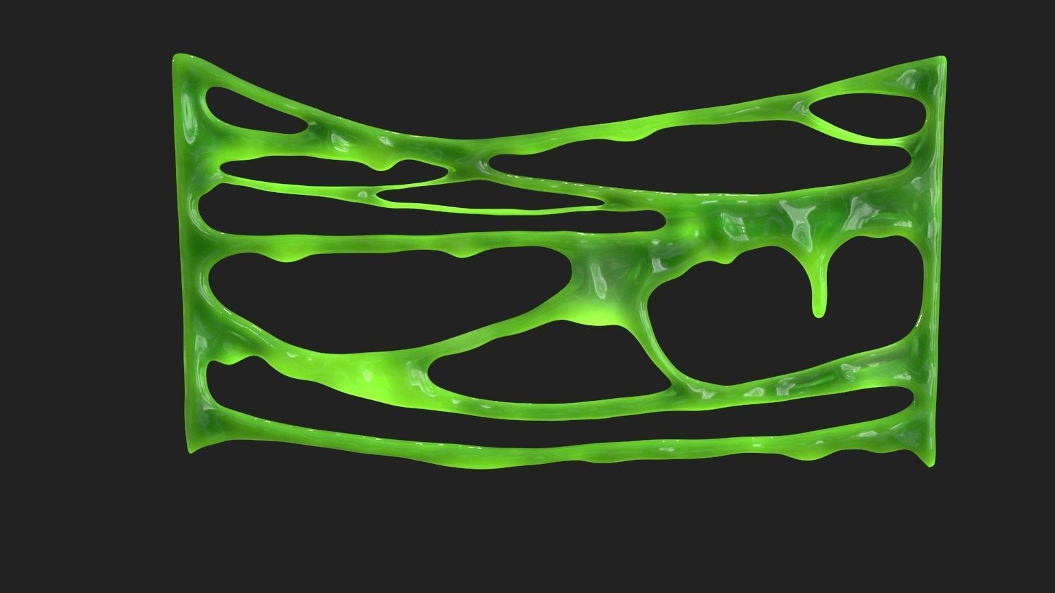 Green Slime v5 Low-poly 3D model_5