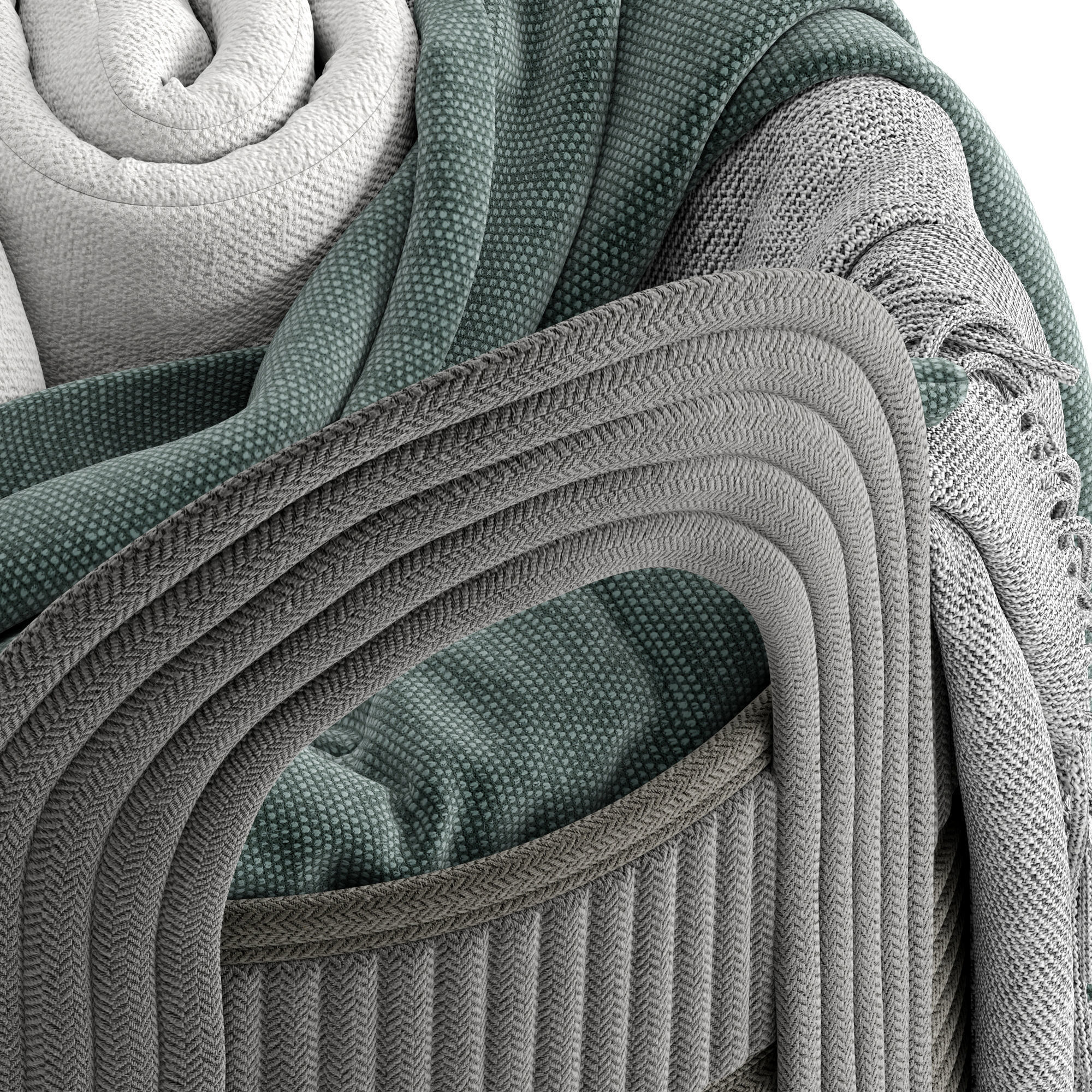 Basket 4 with blanket 3D model_3