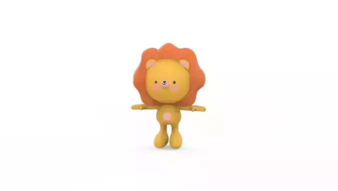 Character009 Lion Animal