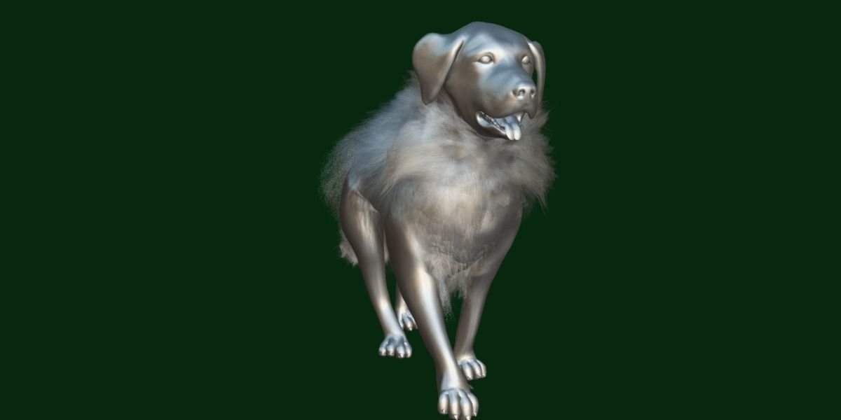 Great Pyrenees Patou Dog 3D model_7