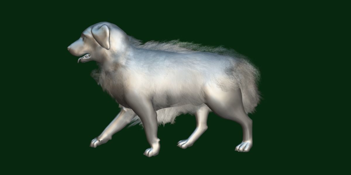 Great Pyrenees Patou Dog 3D model_6