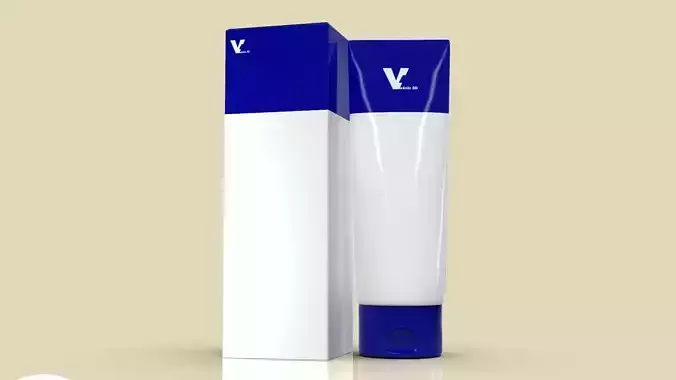 Moisturiser bottle and case