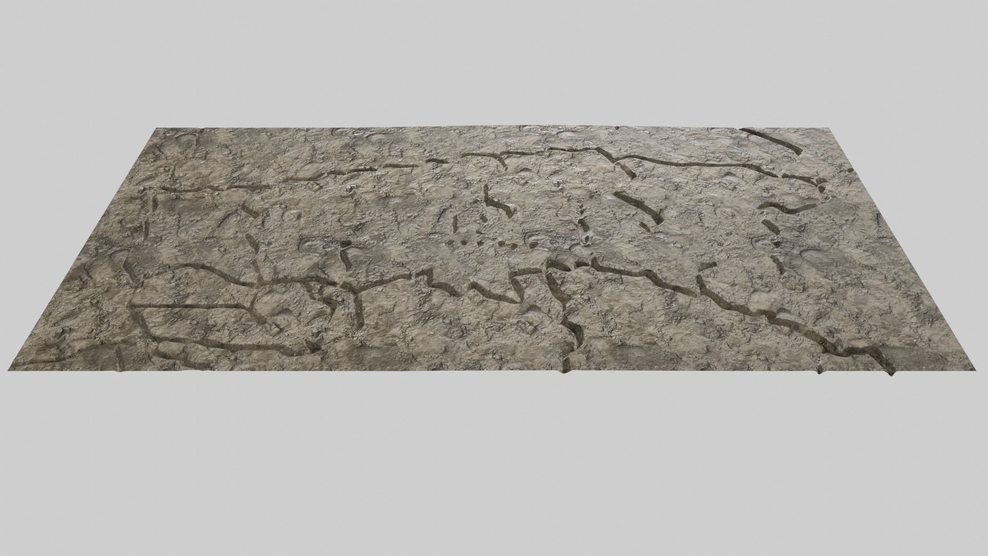 Abandoned WW1 battlefield 3D model_7