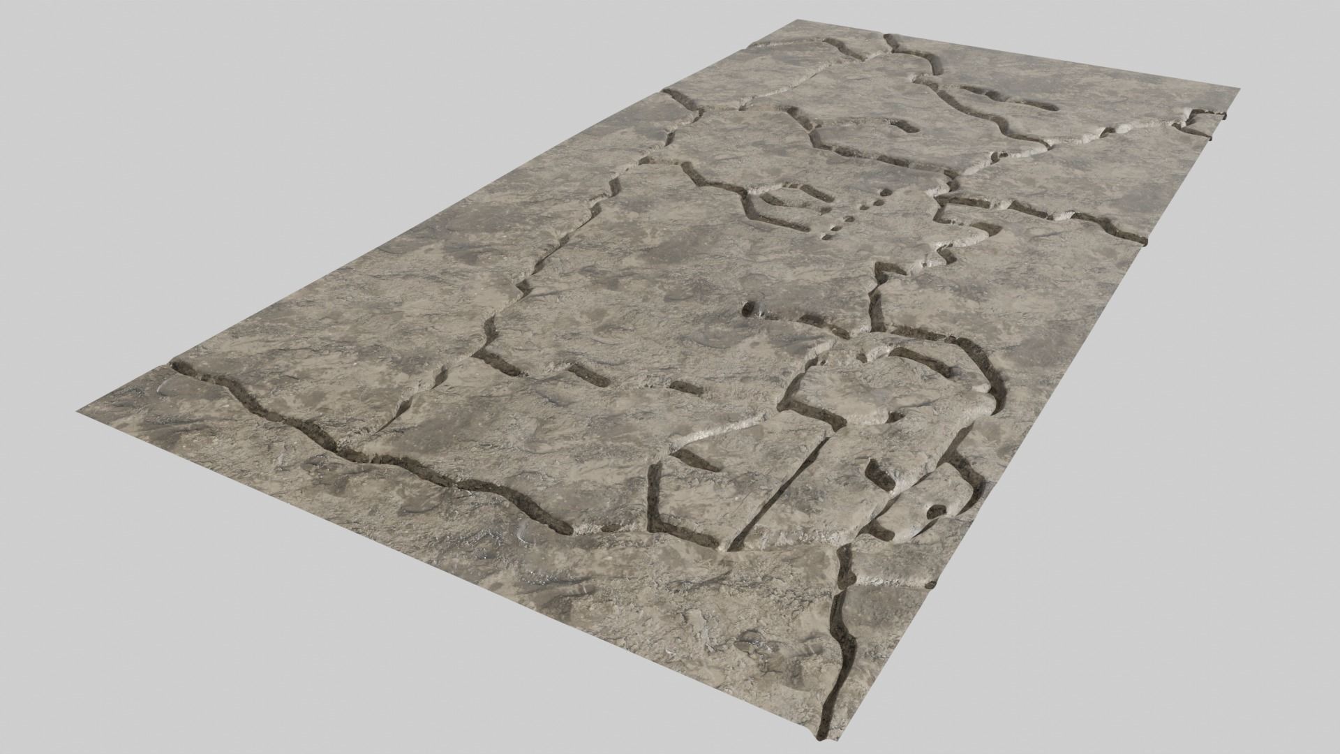 Abandoned WW1 battlefield 3D model_6