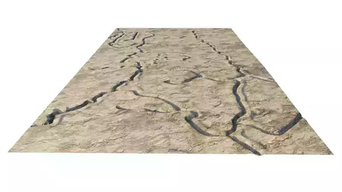 Abandoned WW1 battlefield