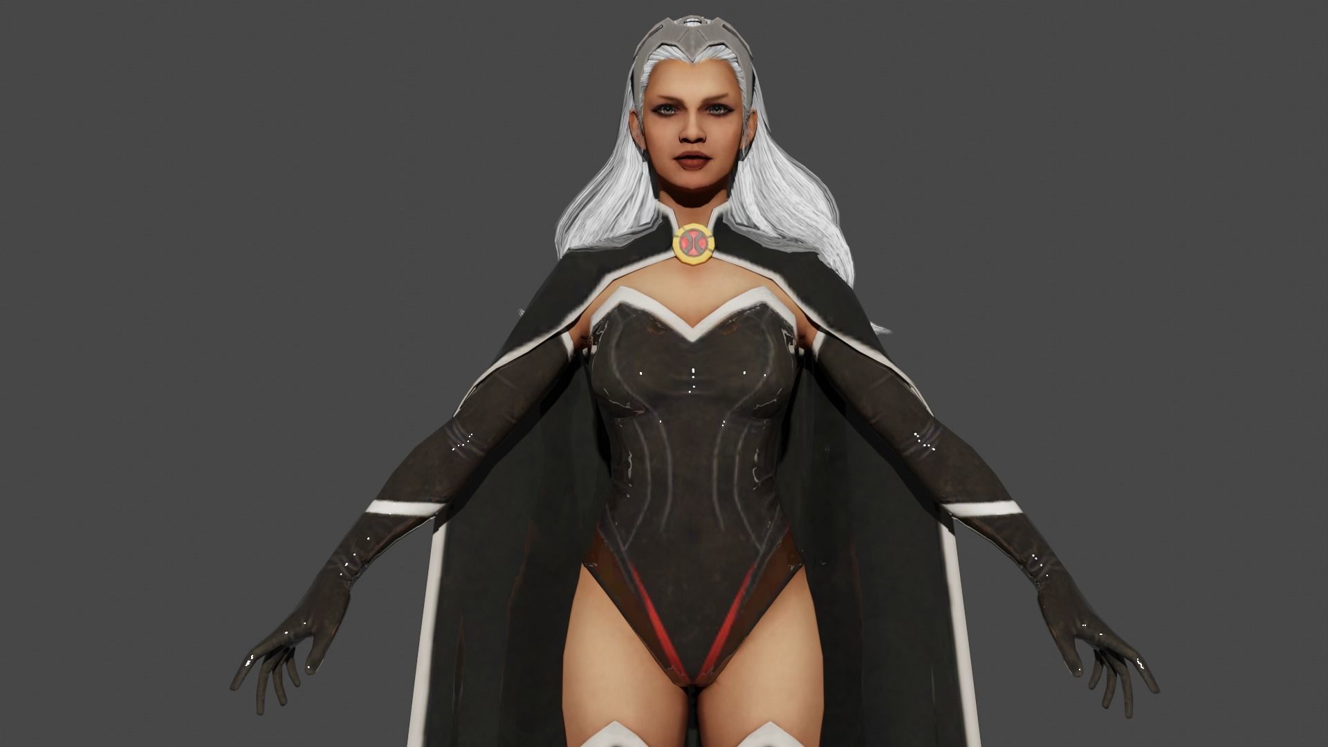 Storm Low-poly 3D model_1