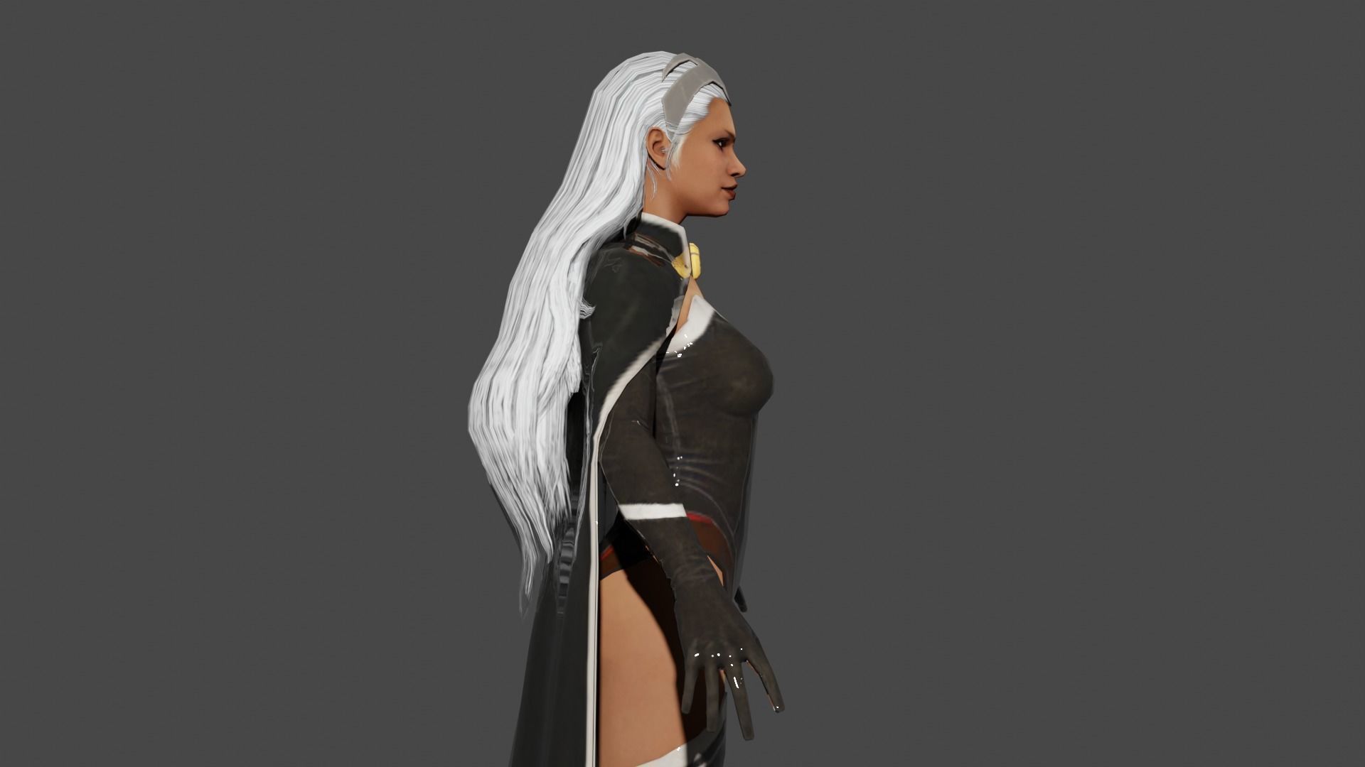 Storm Low-poly 3D model_3