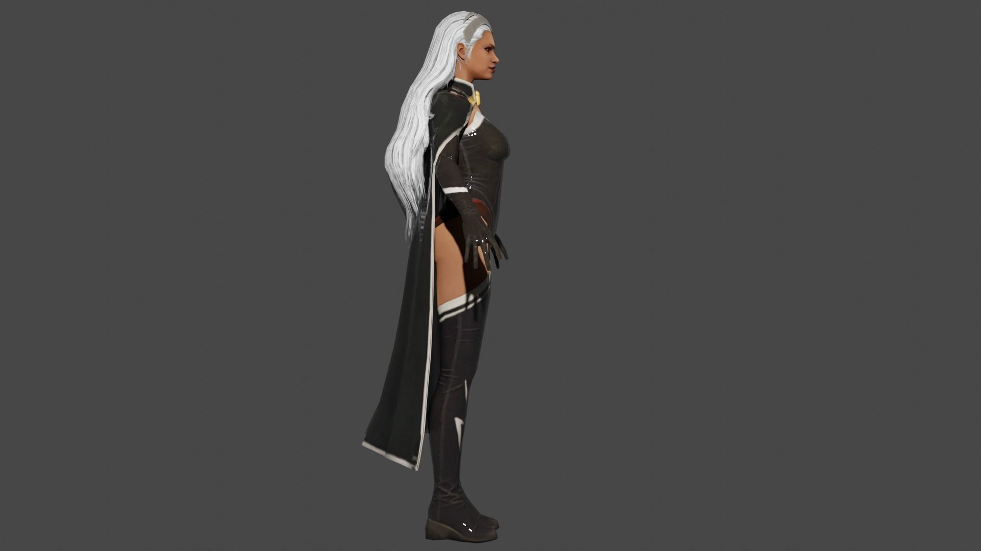 Storm Low-poly 3D model_2