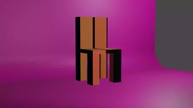 3d chair 