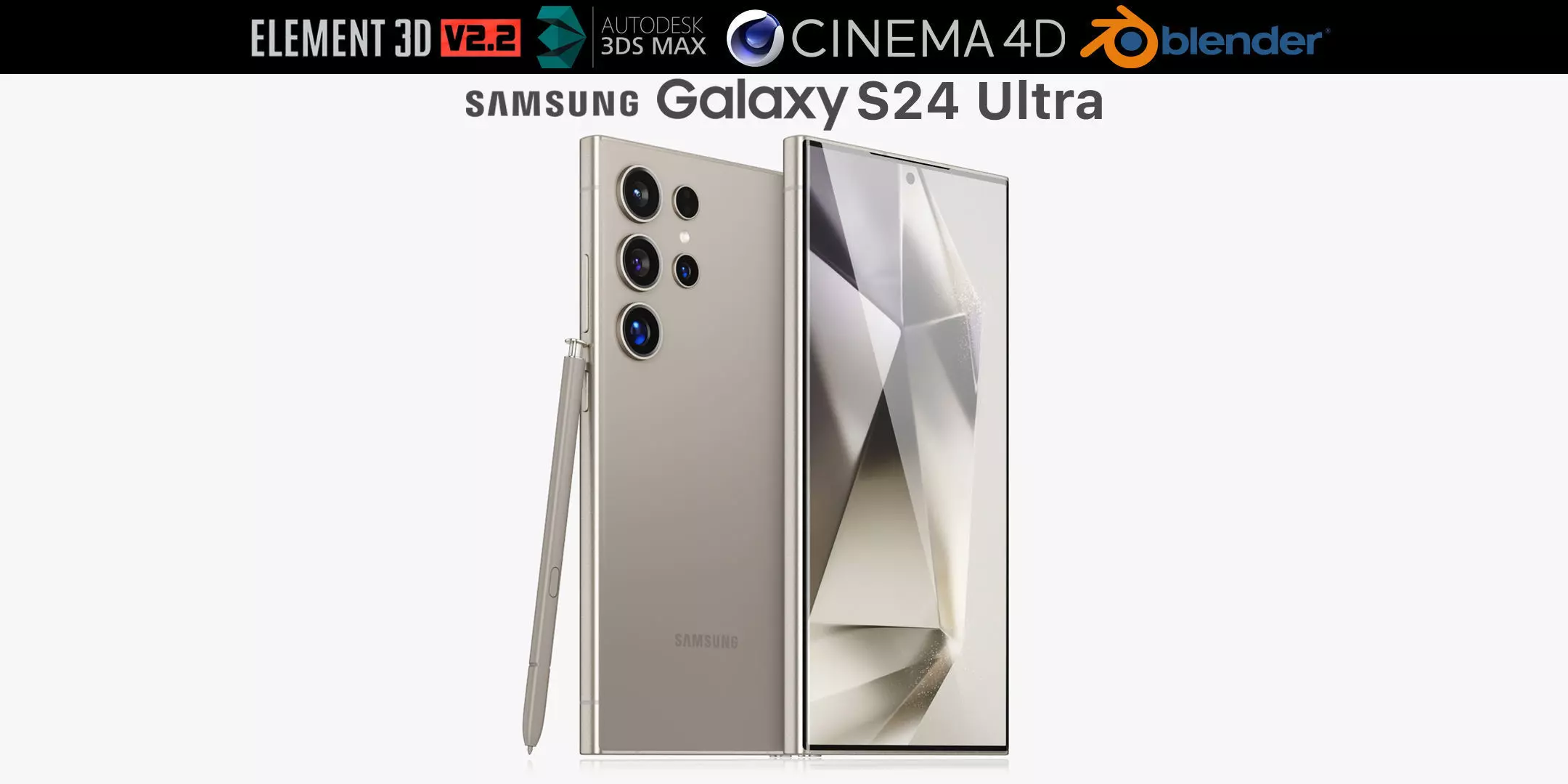 Samsung Galaxy S24 Ultra 3D model_0