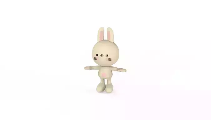 Character013 Rabbit Animal 