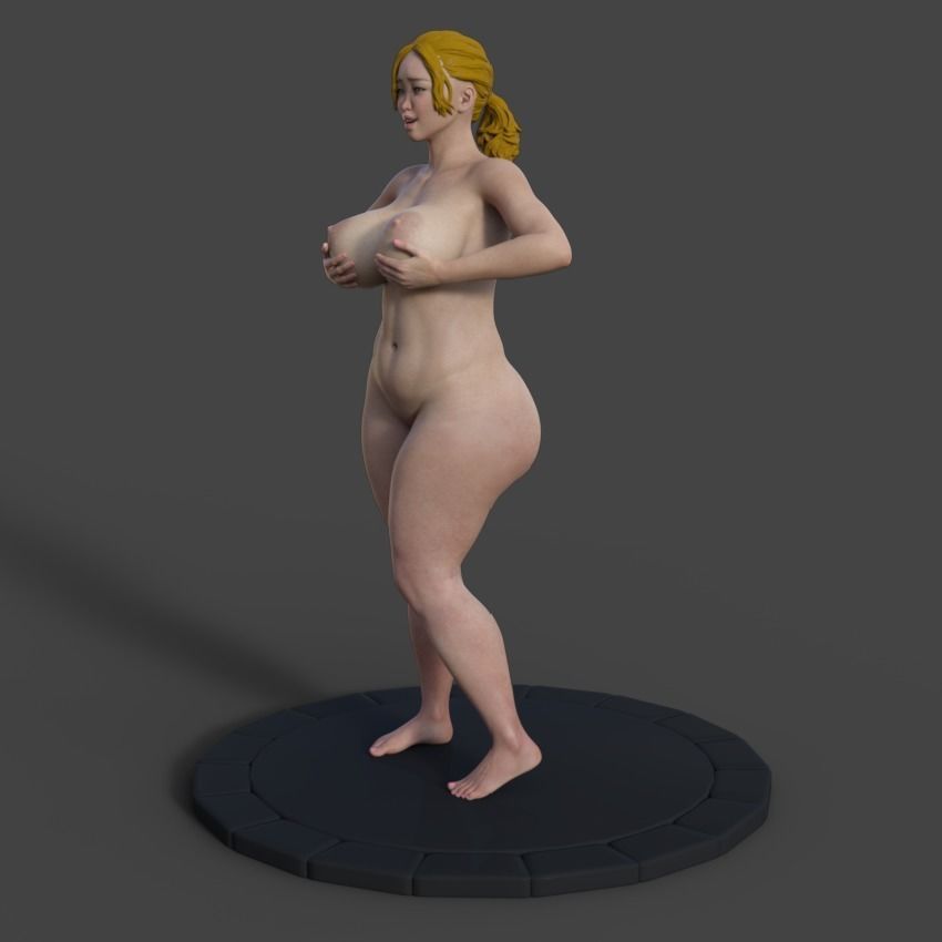 Diane Shows Her Curves - STL 3D Printer 3D print model_2