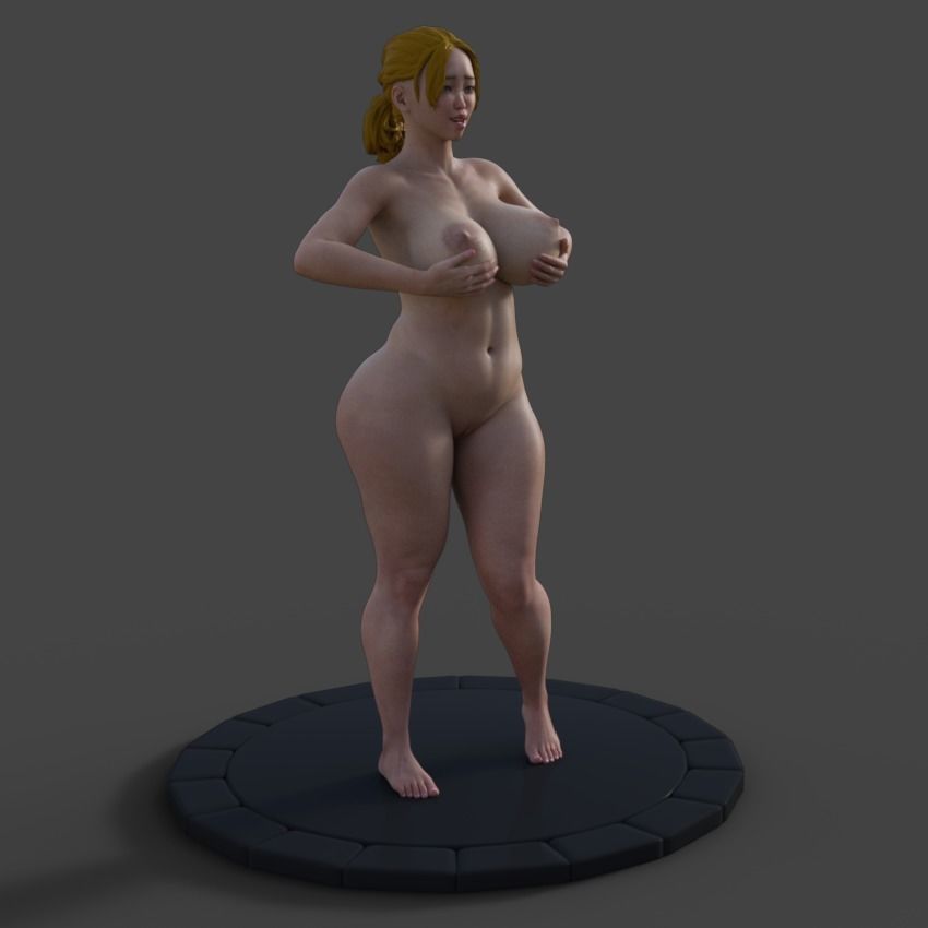 Diane Shows Her Curves - STL 3D Printer 3D print model_6
