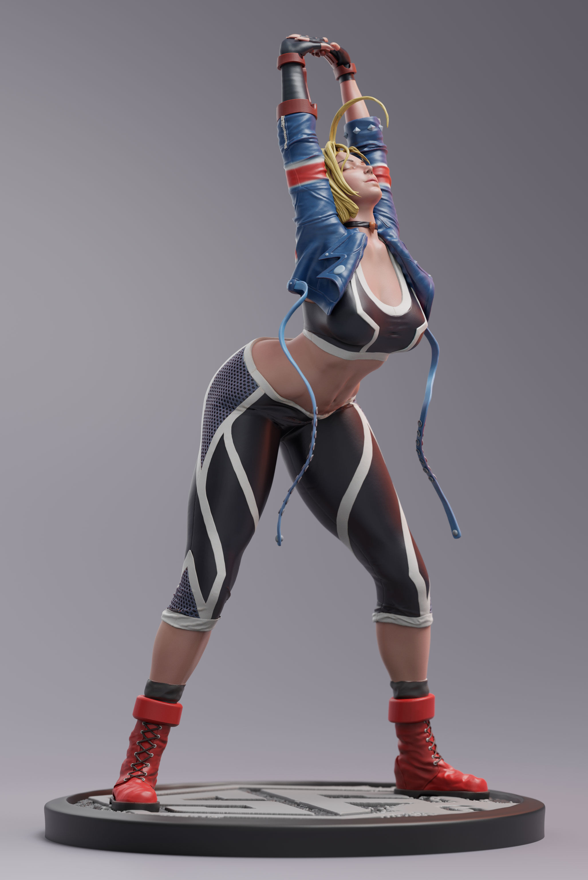 Cammy SF  3D print model_7