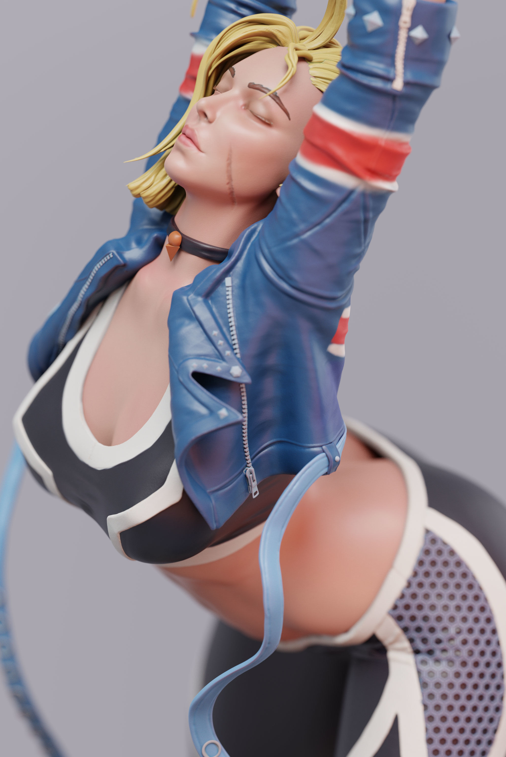 Cammy SF  3D print model_5