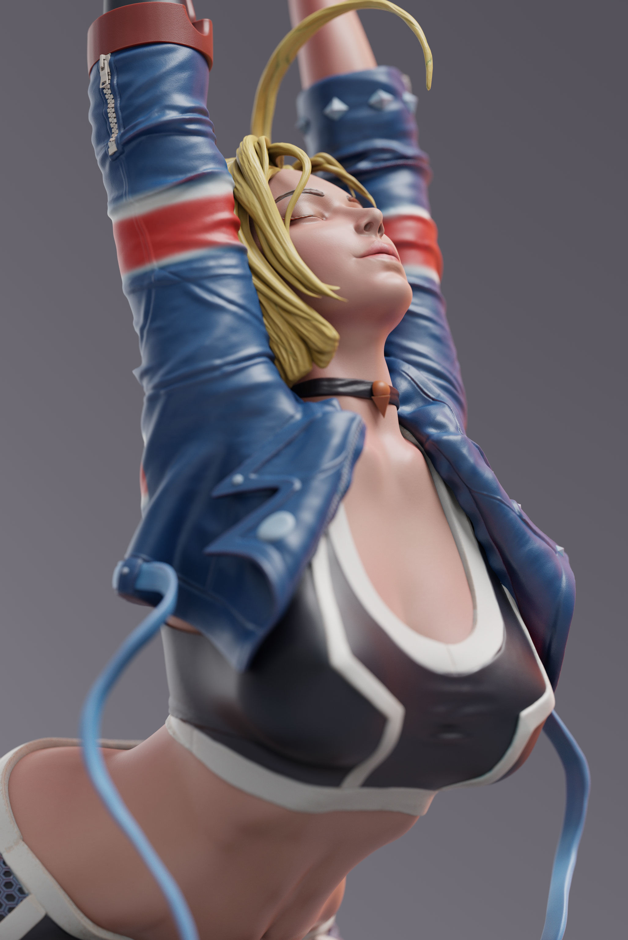 Cammy SF  3D print model_1