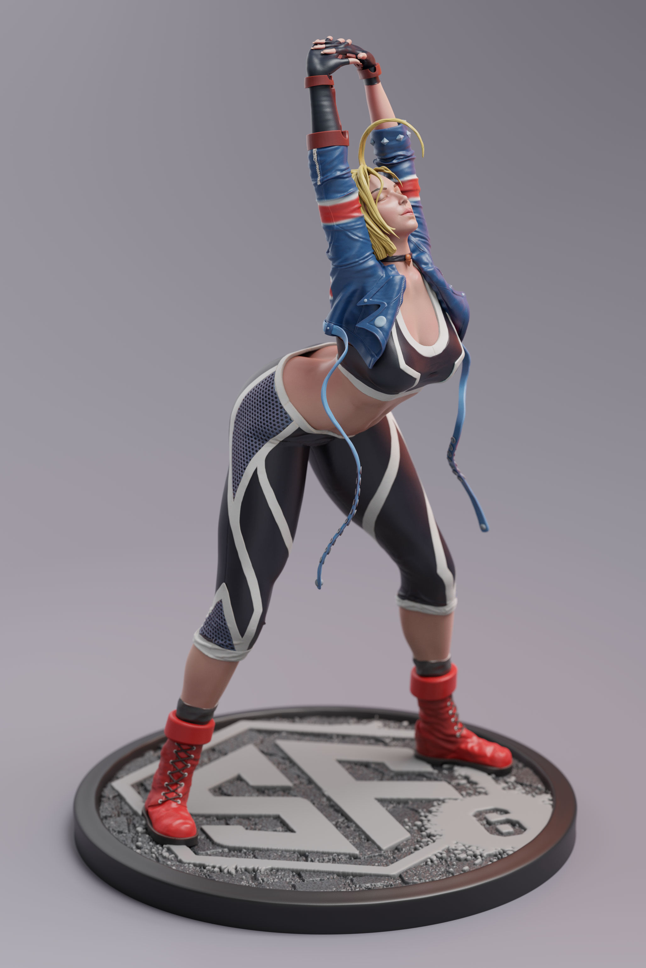 Cammy SF  3D print model_2