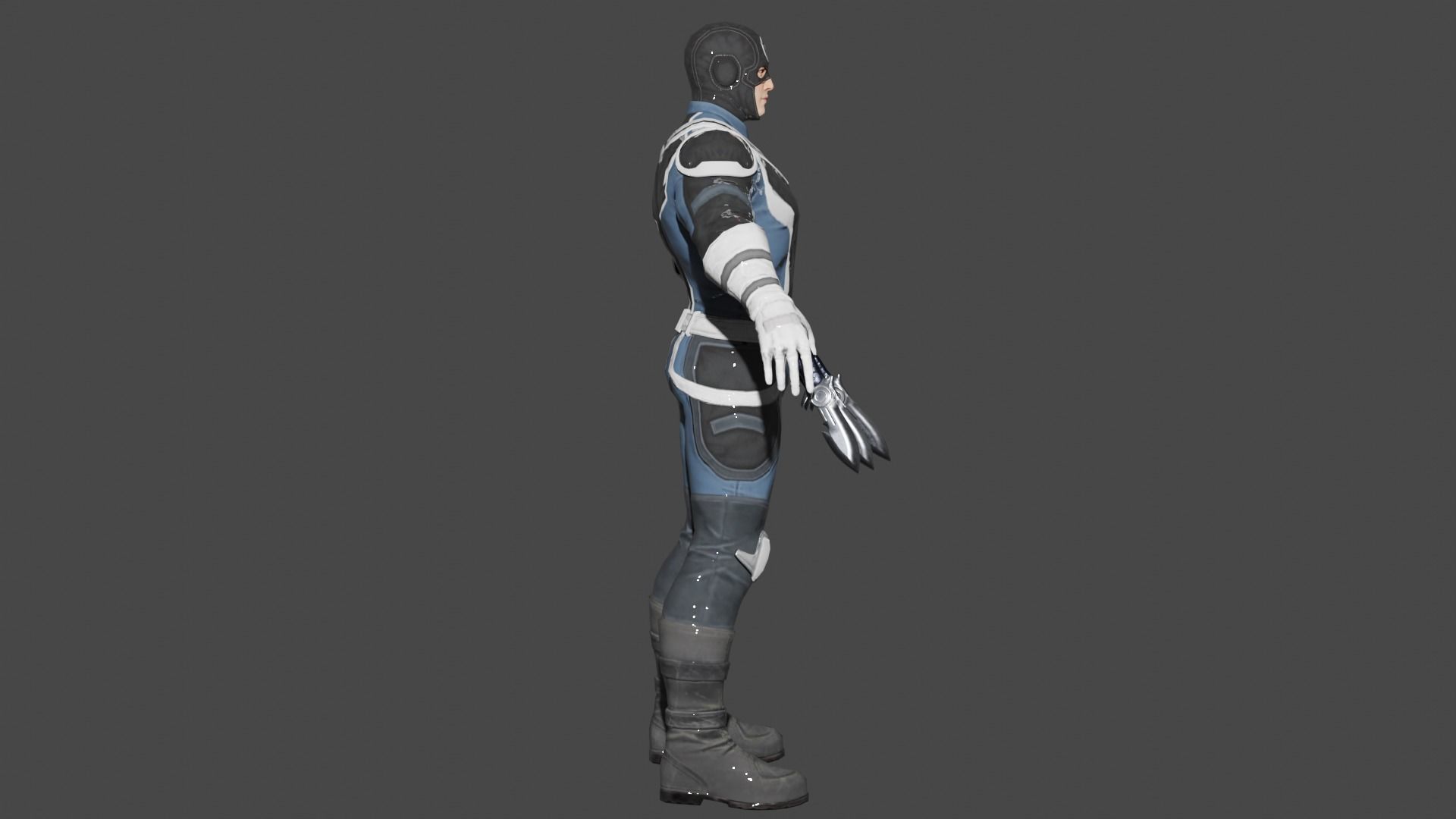 Bullseye Low-poly 3D model_2