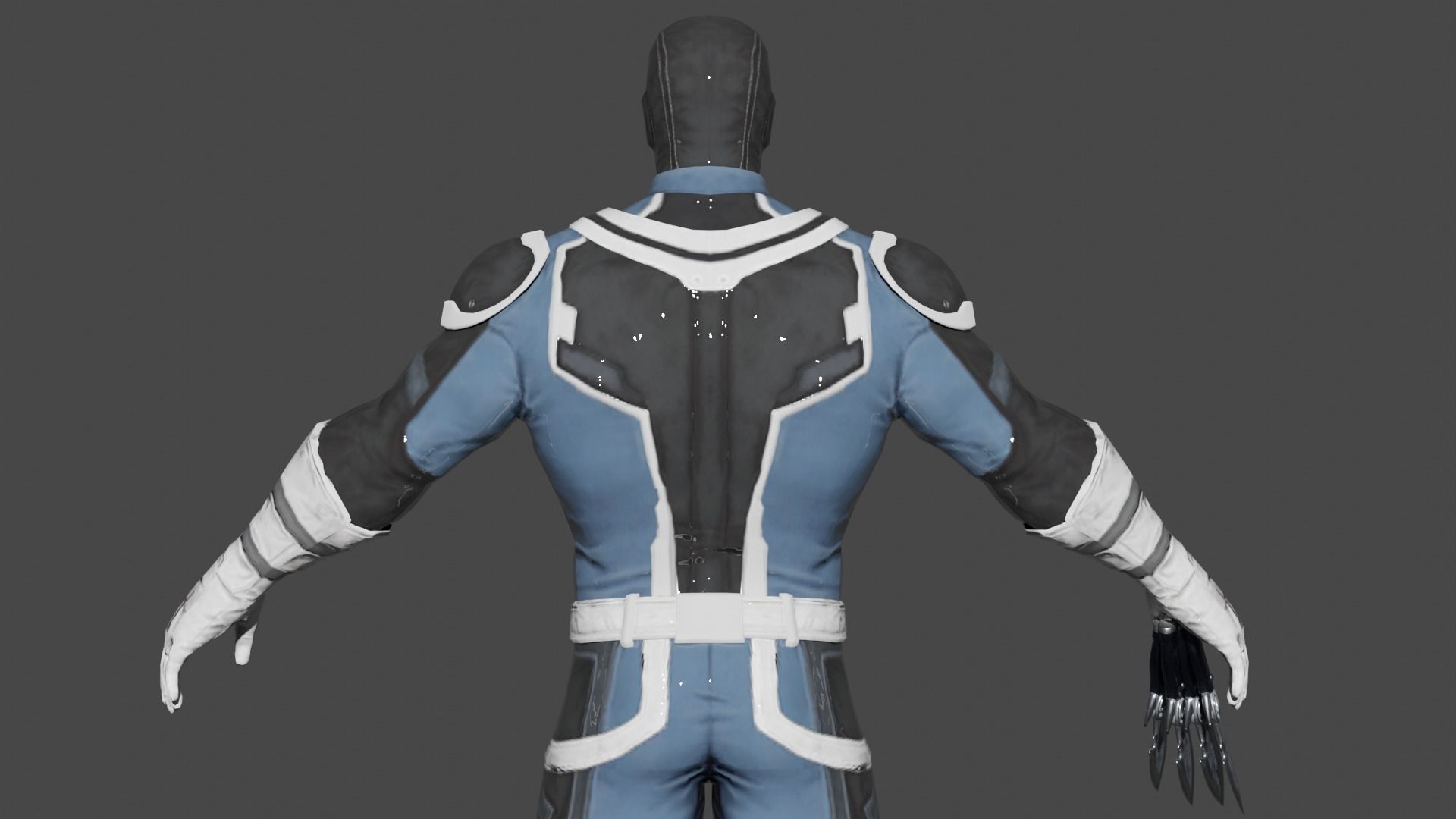 Bullseye Low-poly 3D model_5