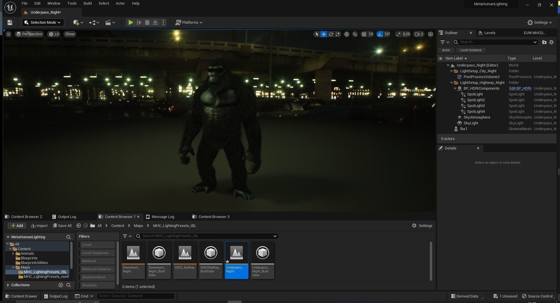 Jungle Sovereign Realistic Gorilla King Kong Low-poly 3D model_13