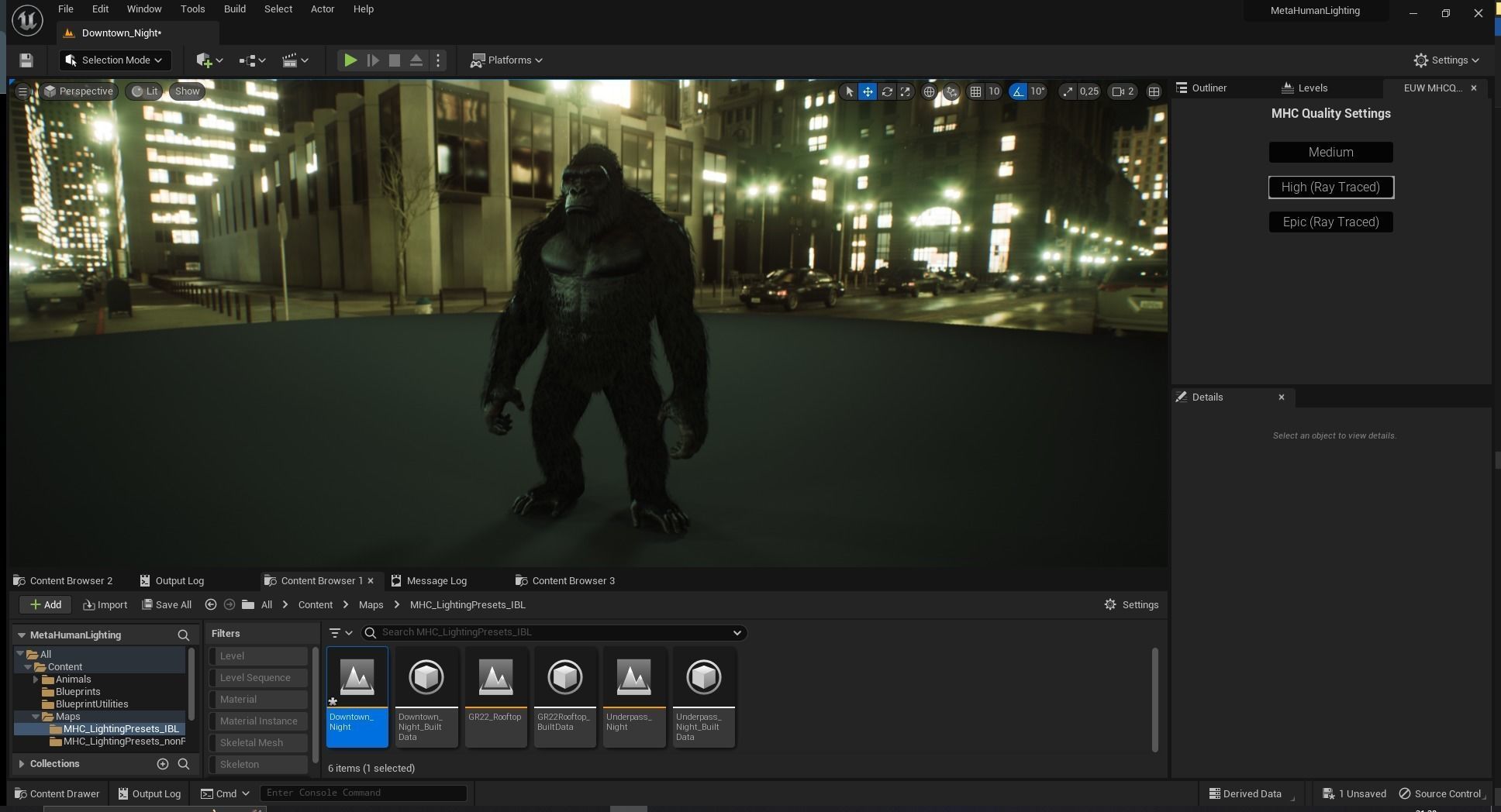 Jungle Sovereign Realistic Gorilla King Kong Low-poly 3D model_11