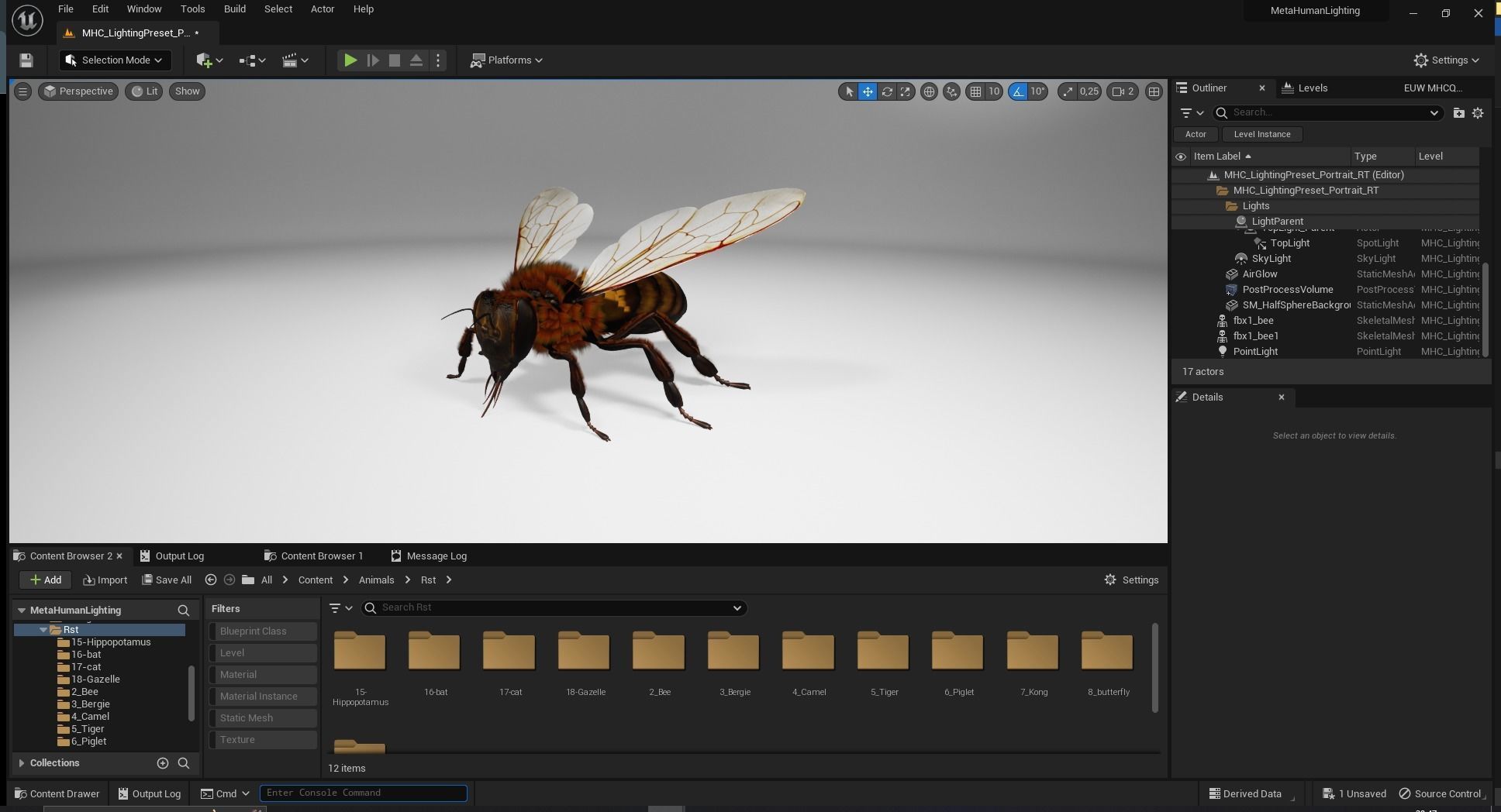 Honey Navigator Realistic Bee Low-poly 3D model_18