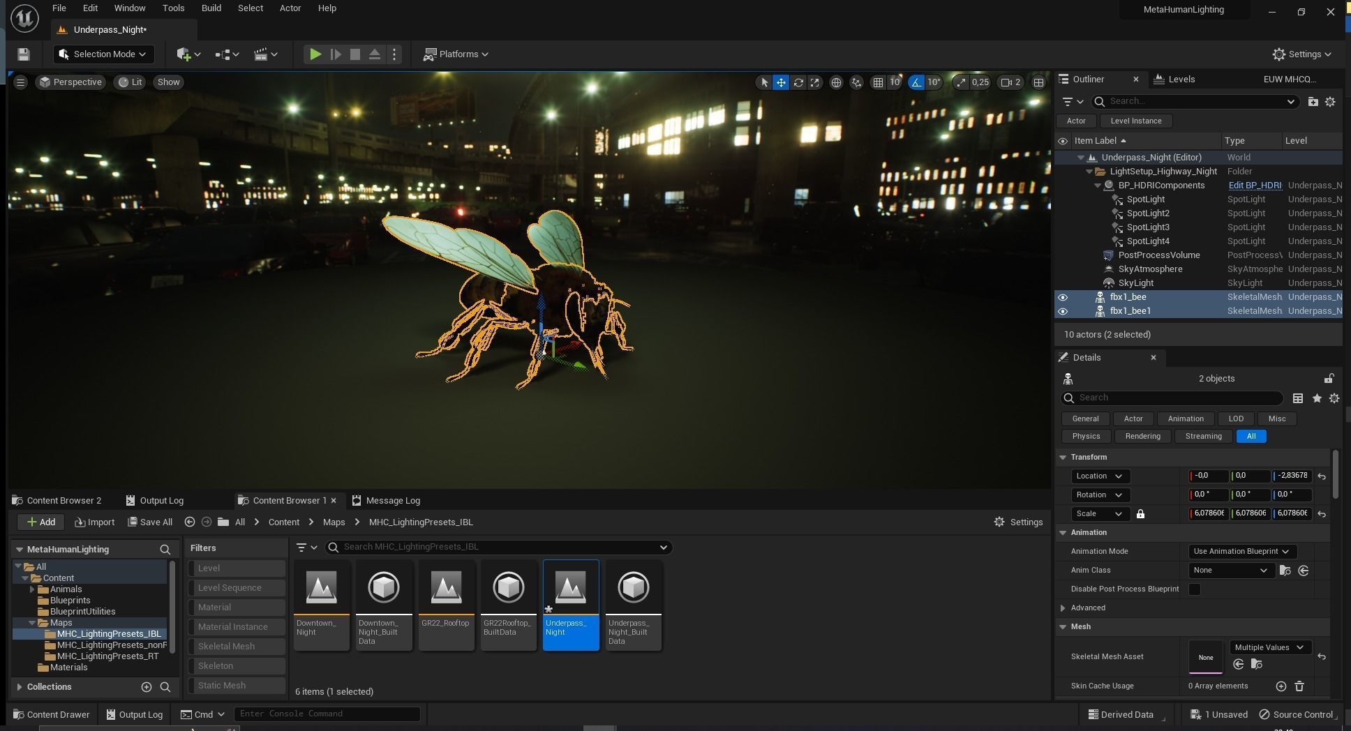 Honey Navigator Realistic Bee Low-poly 3D model_17
