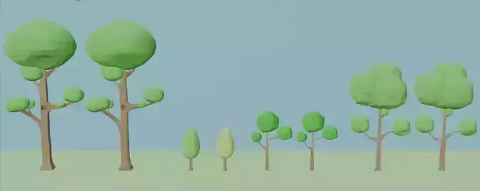Simple LP Tree Assets