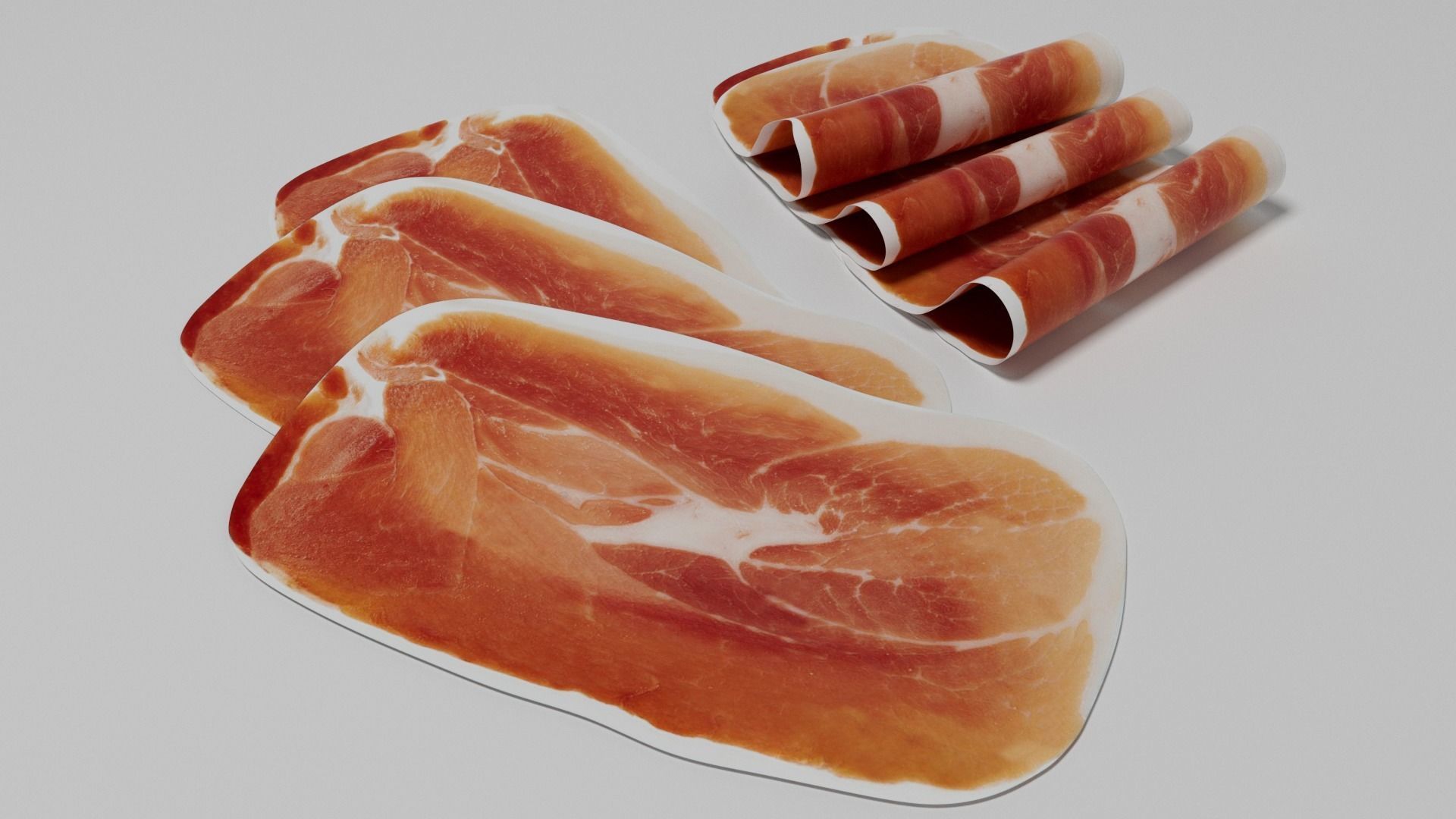 Slices of Prosciutto 3D model_5