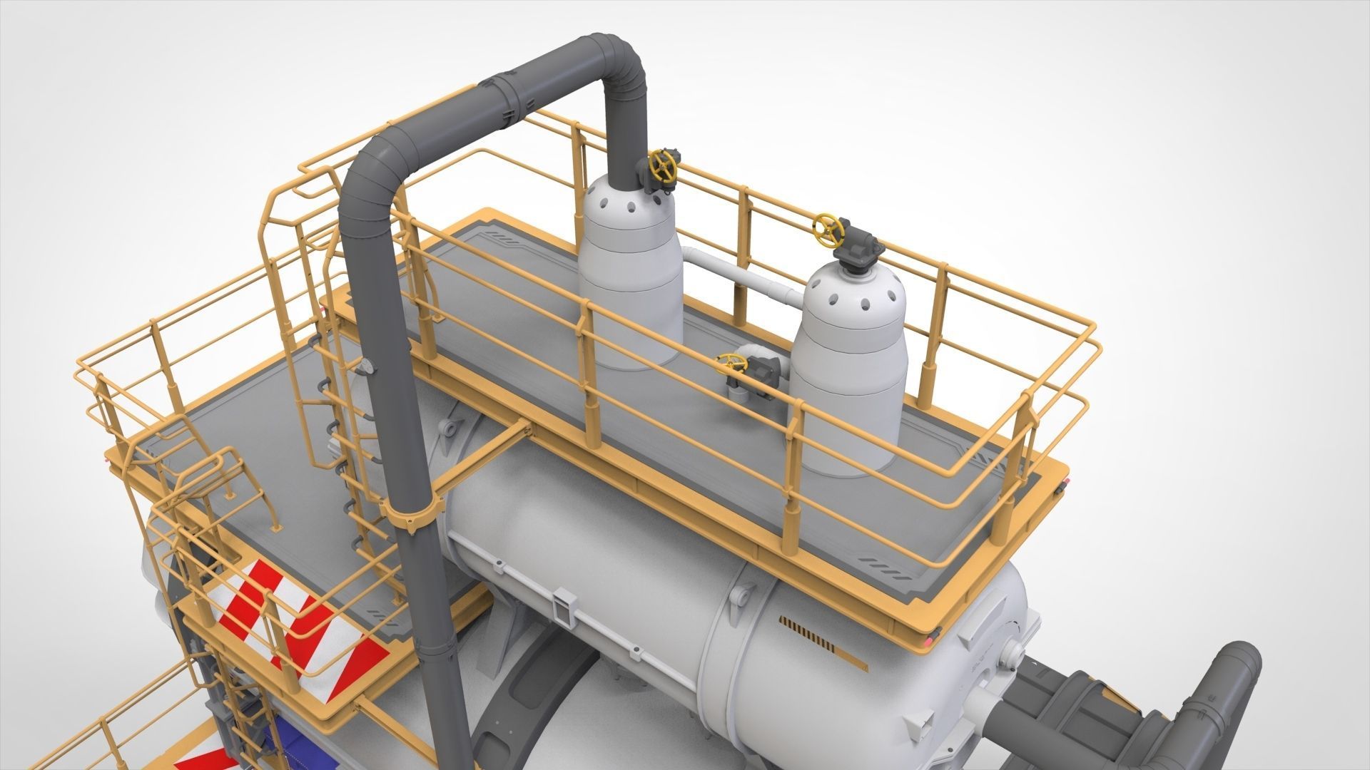 sci-fi storage tank 3 3D model_20