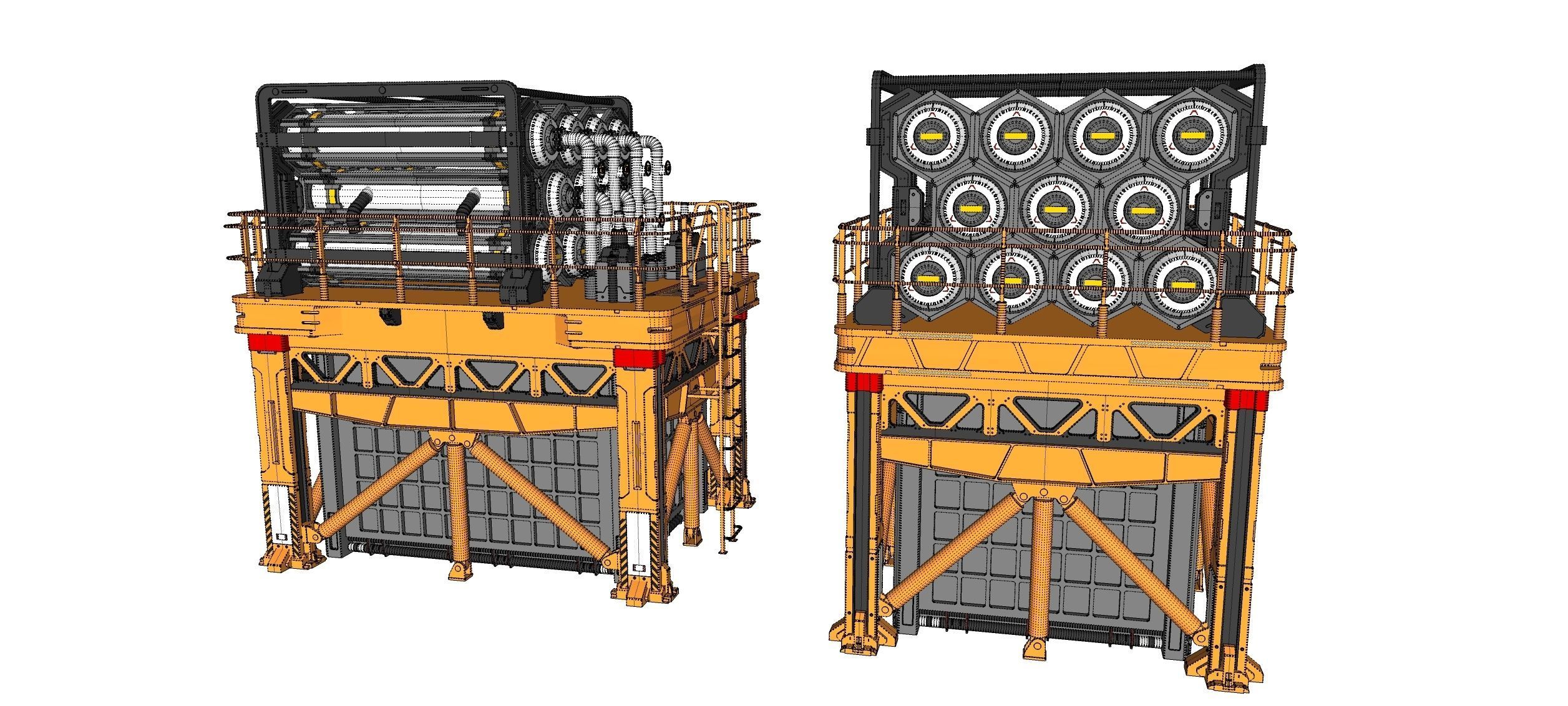 sci-fi storage tank 3 3D model_37