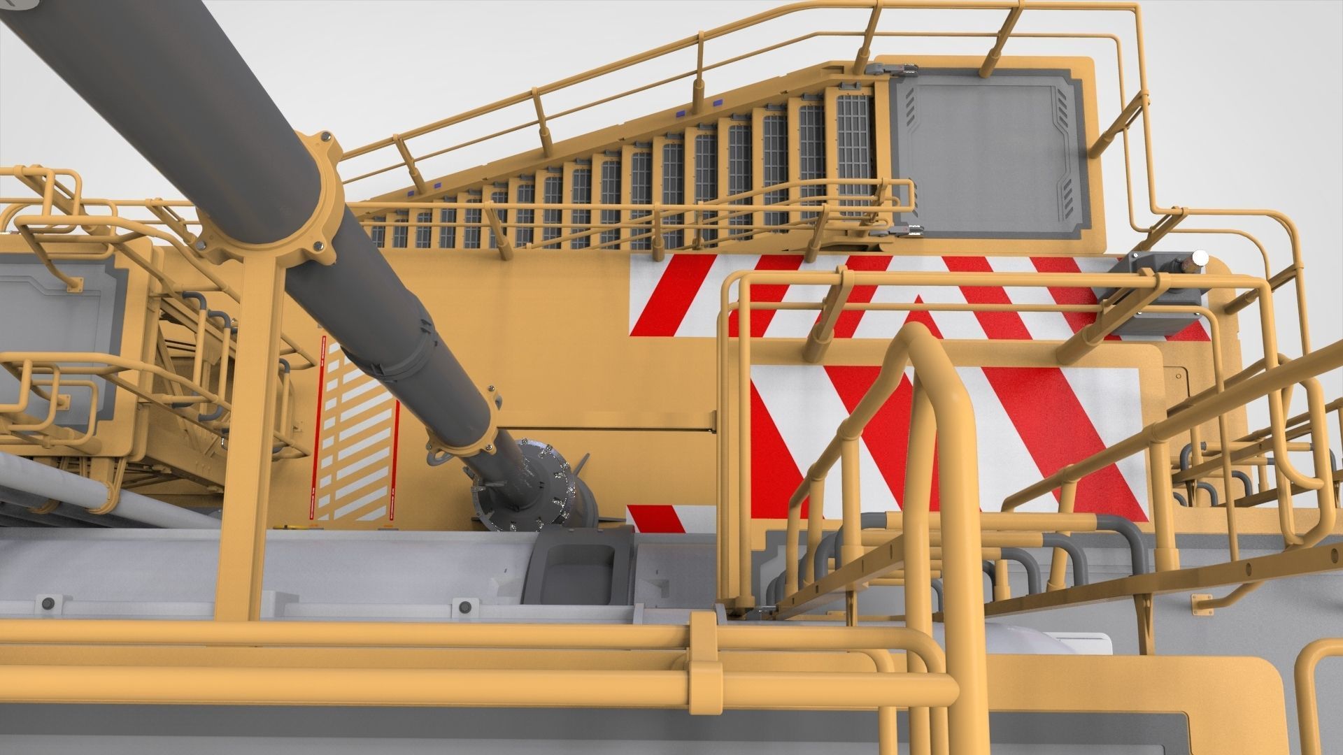 sci-fi storage tank 3 3D model_22