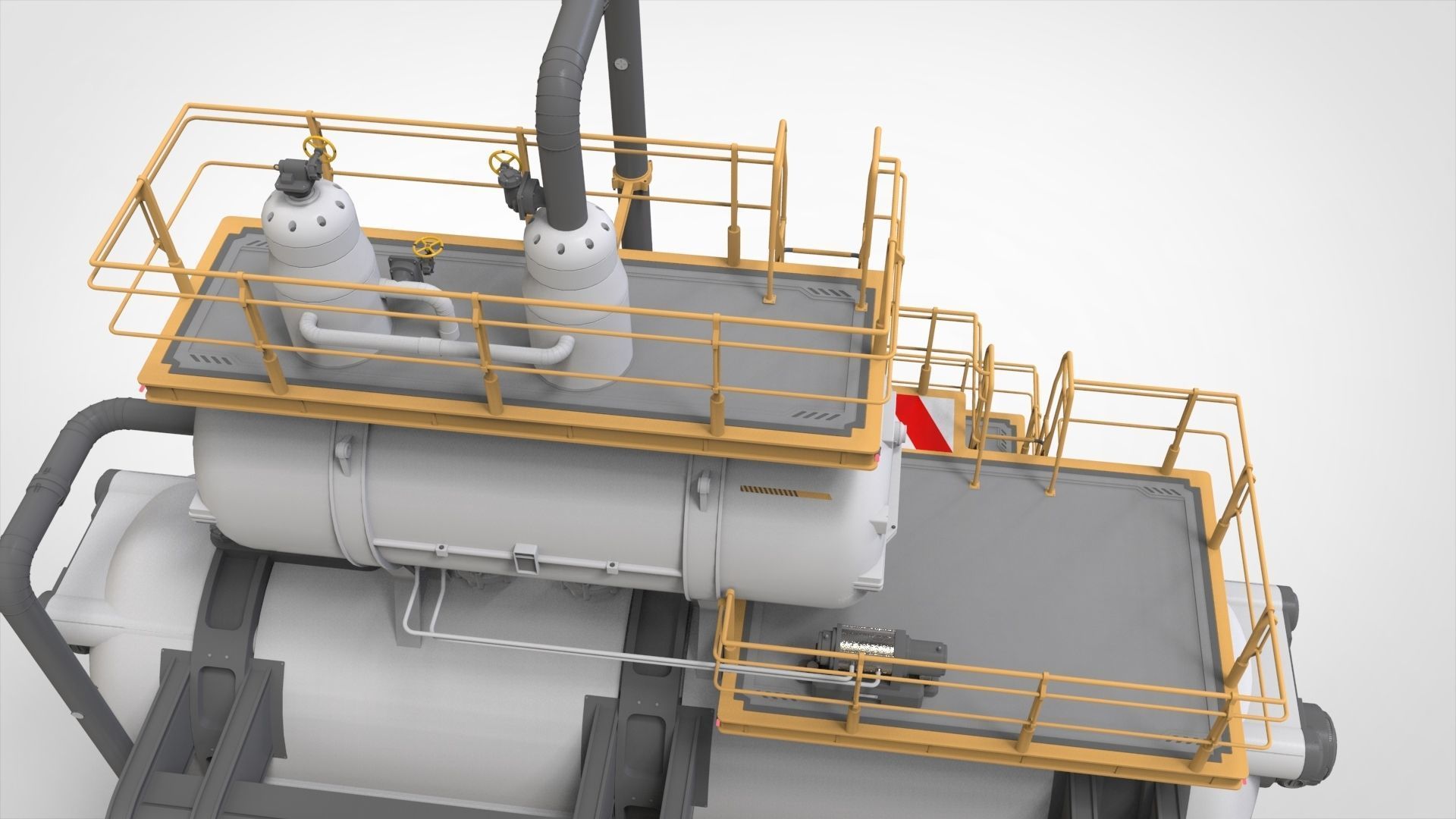 sci-fi storage tank 3 3D model_21