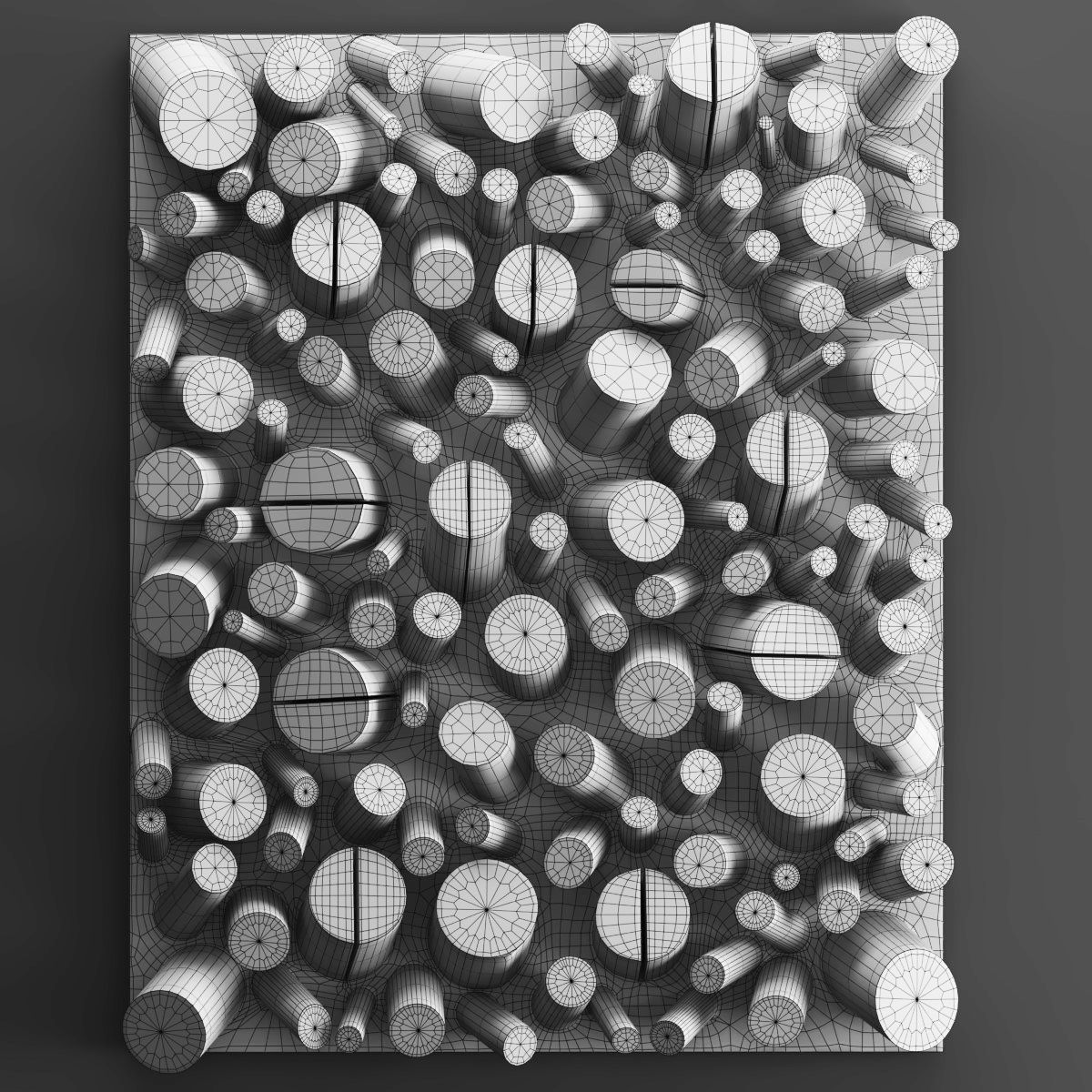 Panno 3d wall 3D model_1