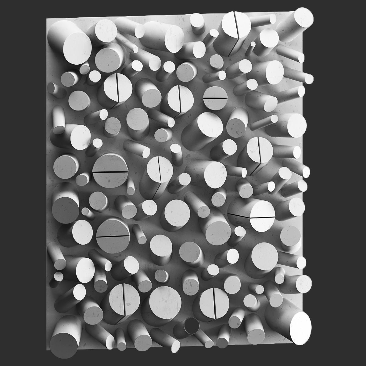 Panno 3d wall 3D model_2