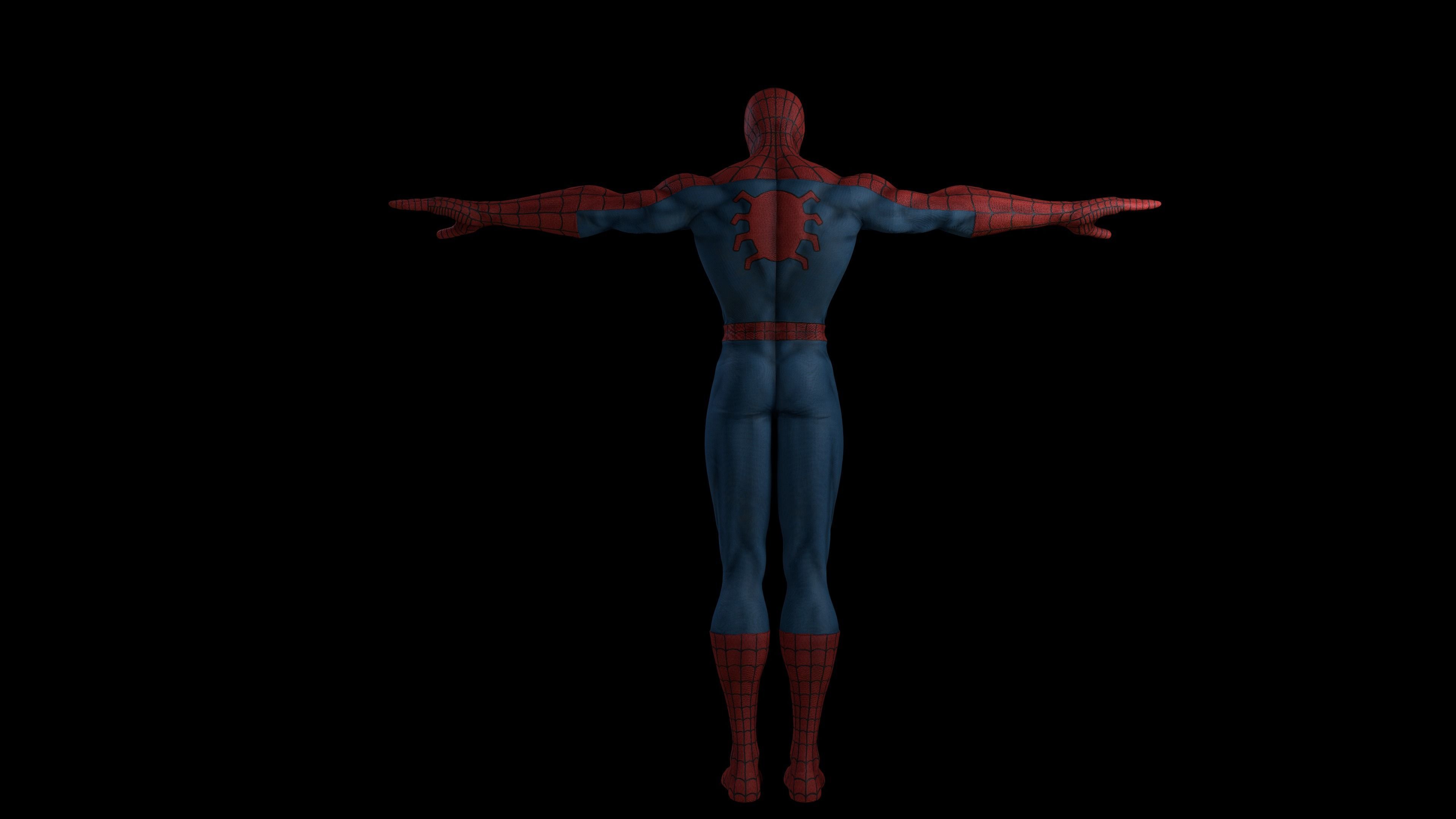 spider man from marvel vs capcom infinite free 3D model rigged | CGTrader