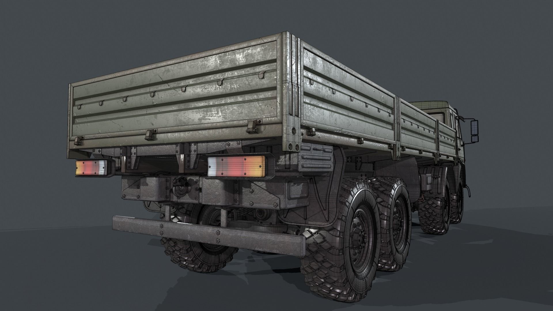 Kamaz 6350 3D model_17