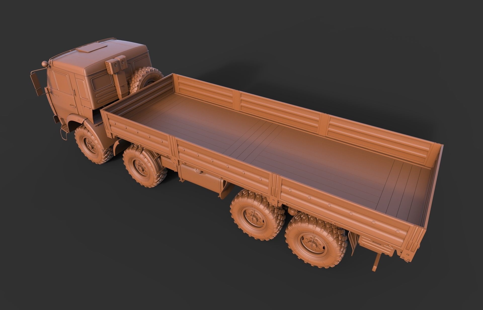 Kamaz 6350 3D model_12