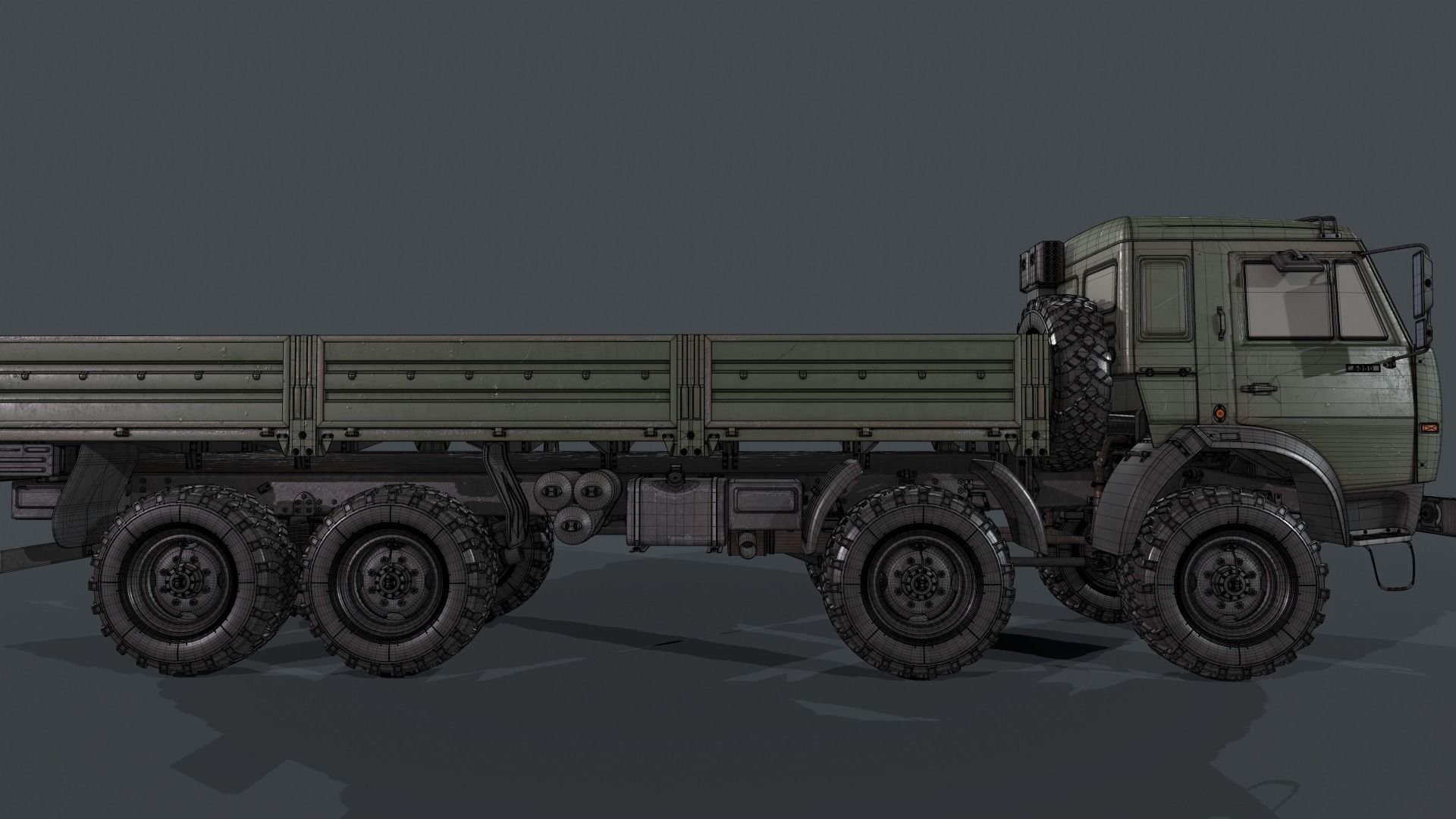Kamaz 6350 3D model_16