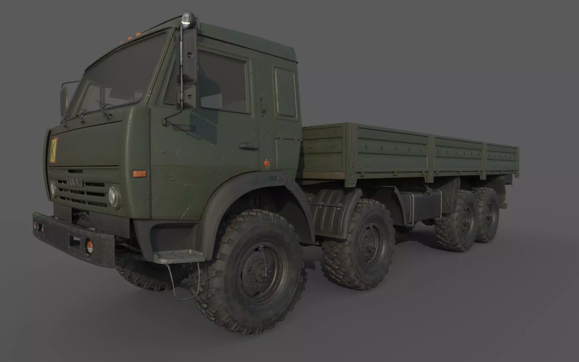 Kamaz 6350 3D model_0