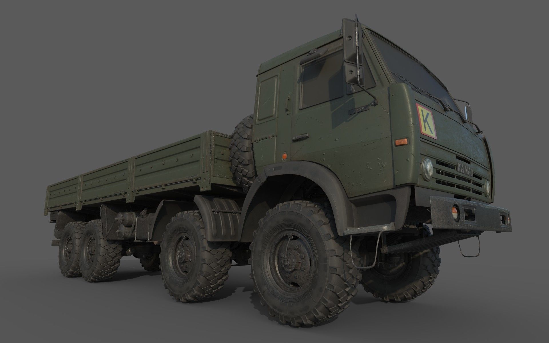 Kamaz 6350 3D model_1