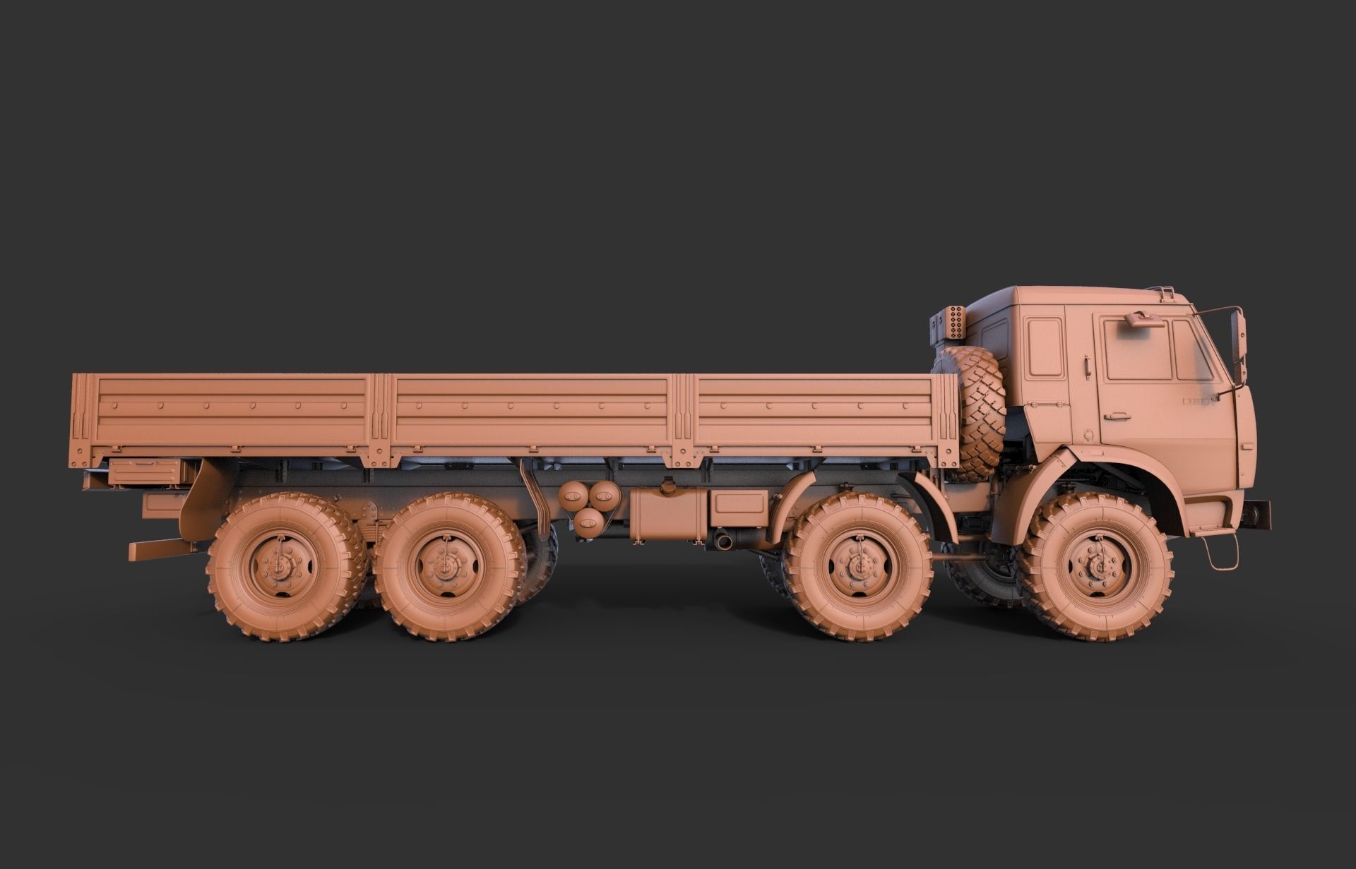 Kamaz 6350 3D model_10