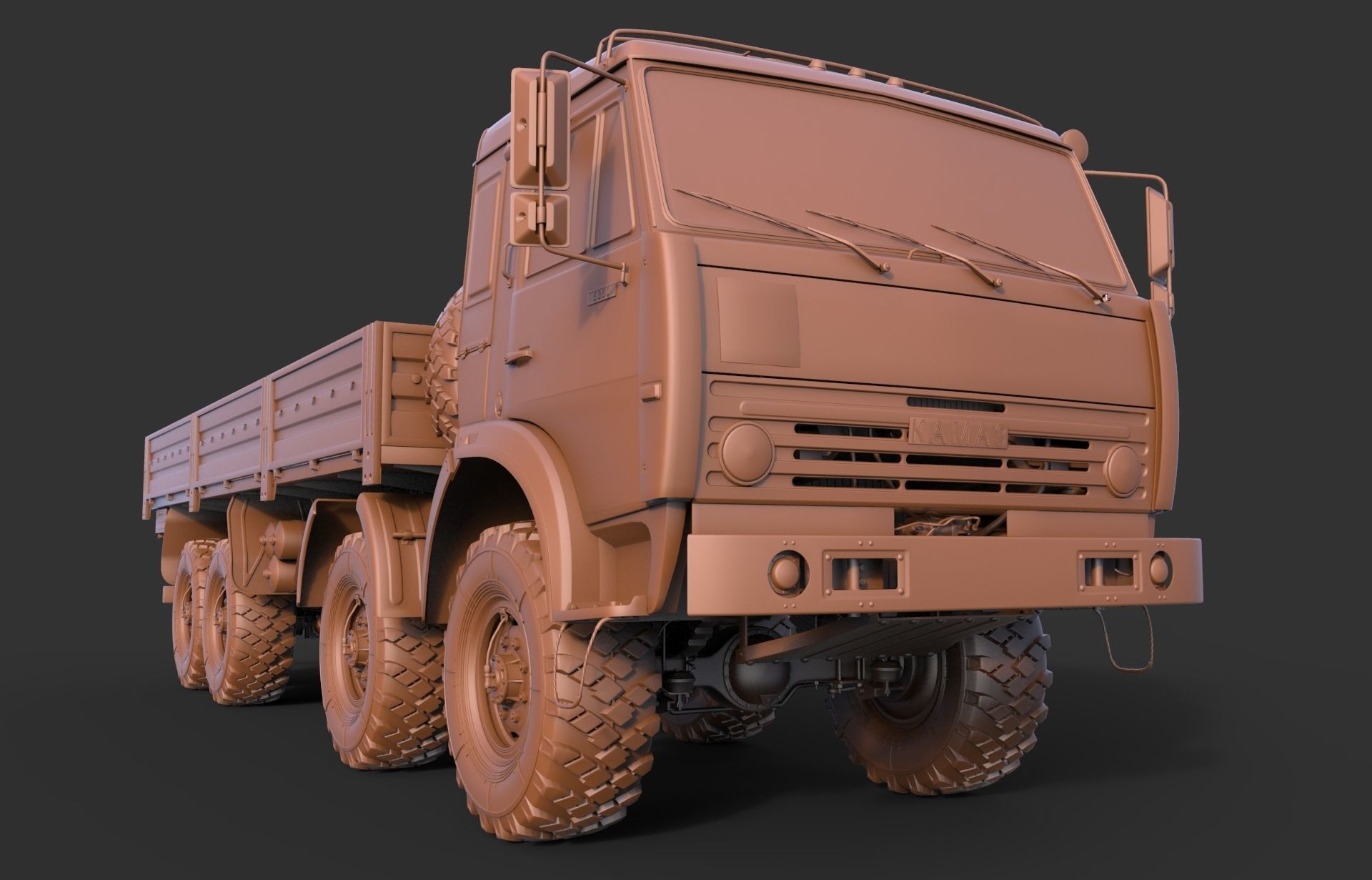 Kamaz 6350 3D model_9